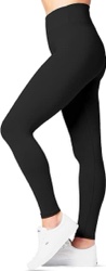 Satina - Black - One Size Fits - Leggings 