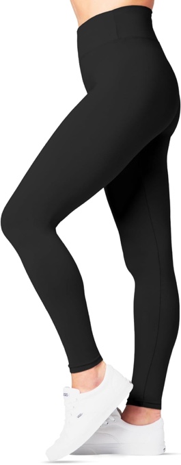 SATINA High Waisted Leggings for Women - Full Length, Women's Leggings - One size 
