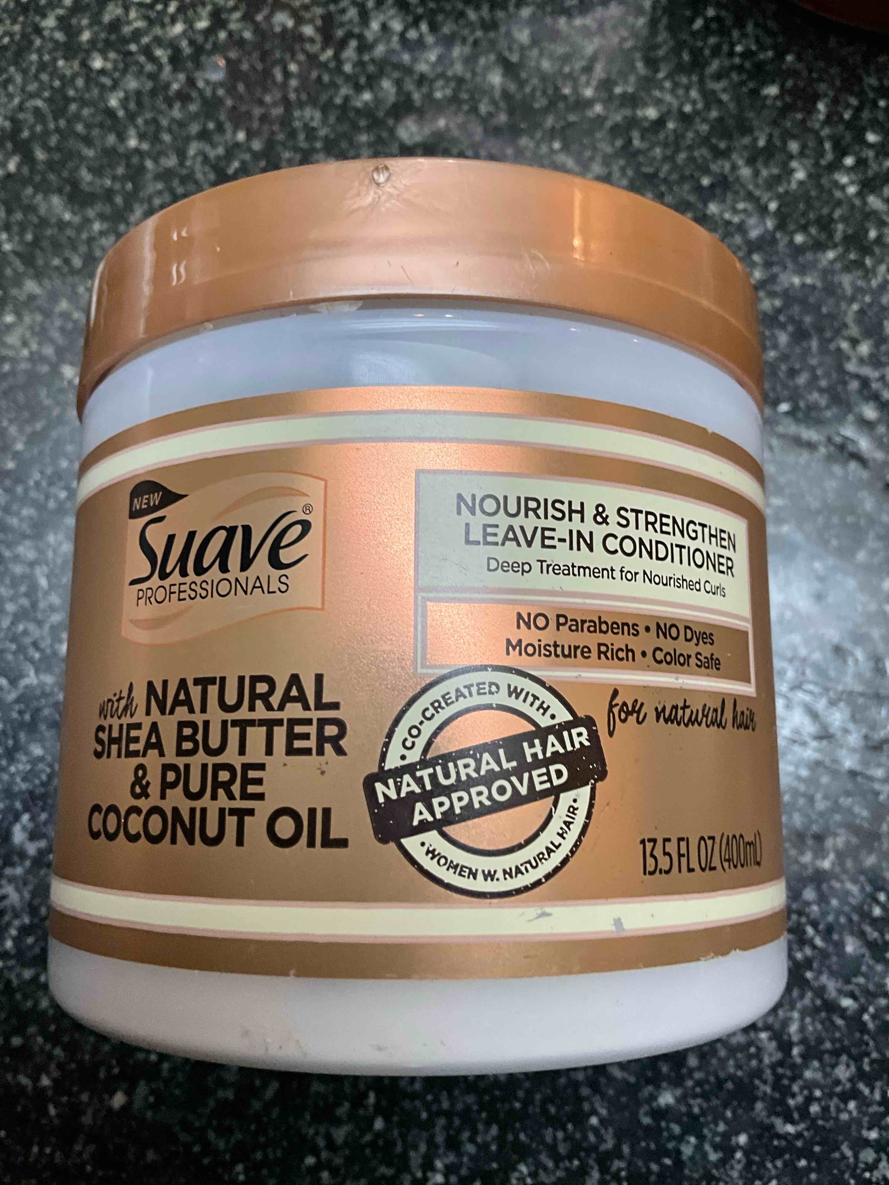 Suave Professionals Natural Shea Butter Coconut Nourish & Strengthen Leave-In Conditioner 13.5 fl oz