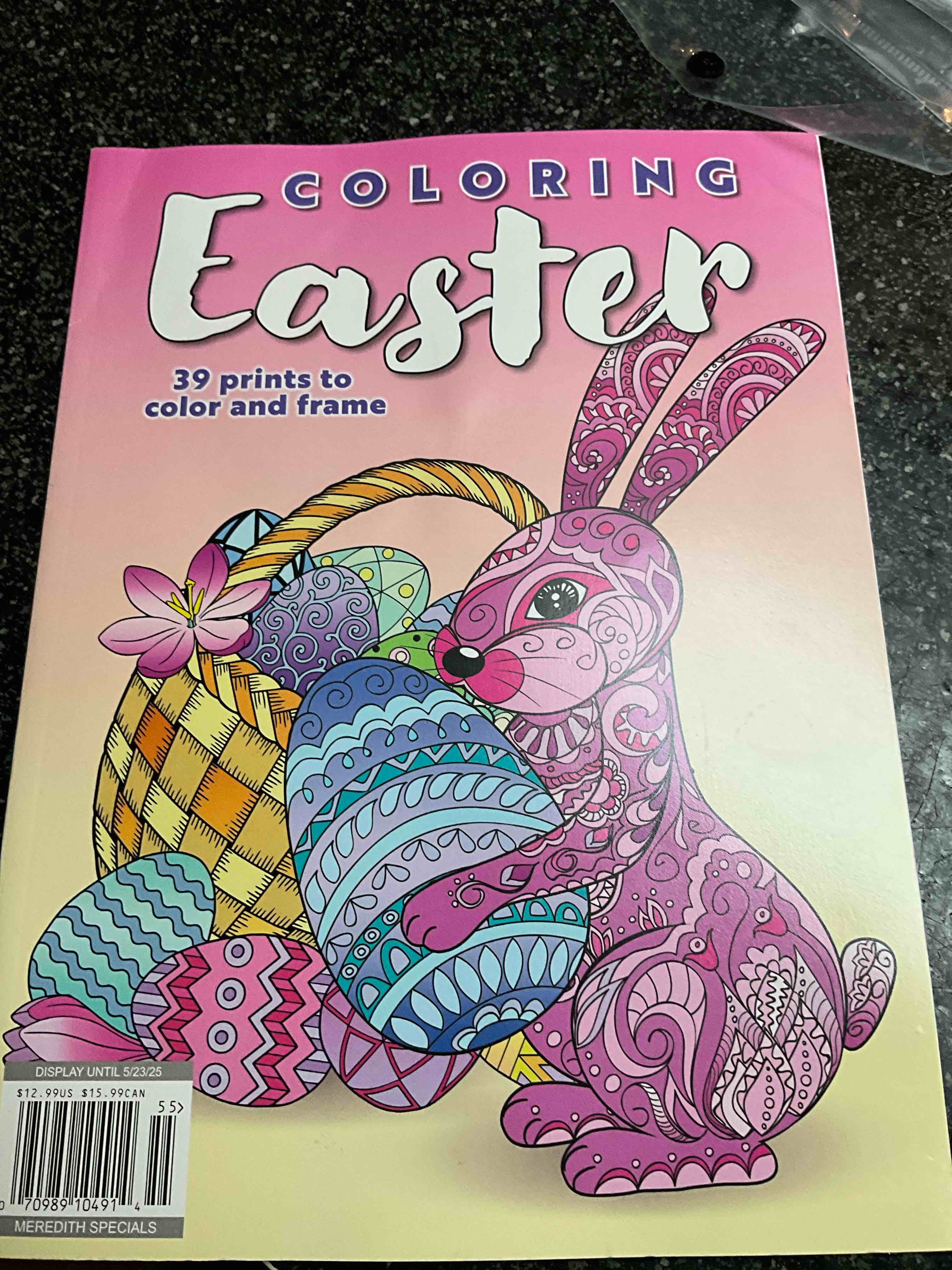 Easter Coloring - 39 prints to color and frame 