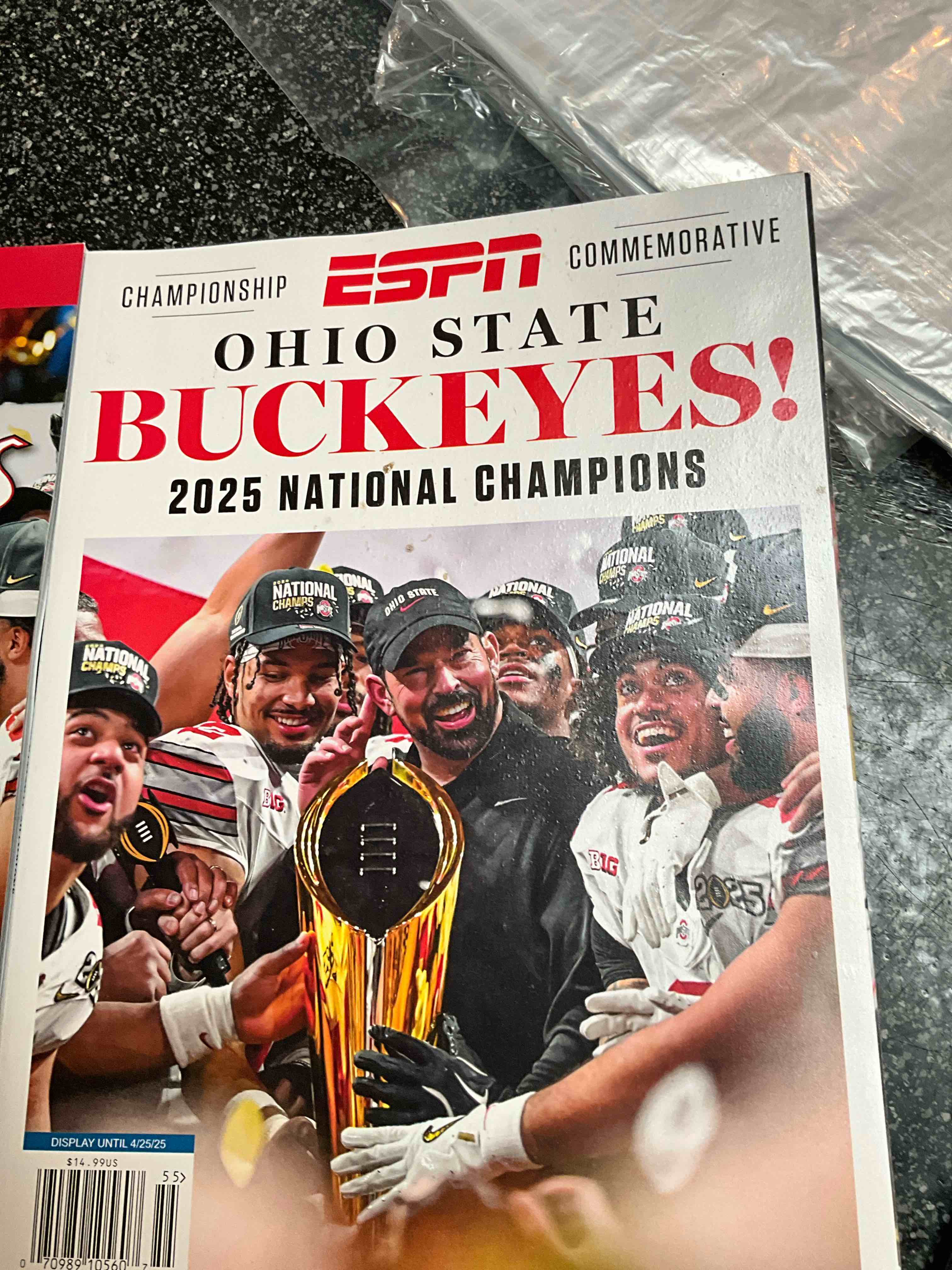 Lindy’s Sports Collectors Edition - ESPN Championship Commemorative - OHIO STATE BUCKEYES