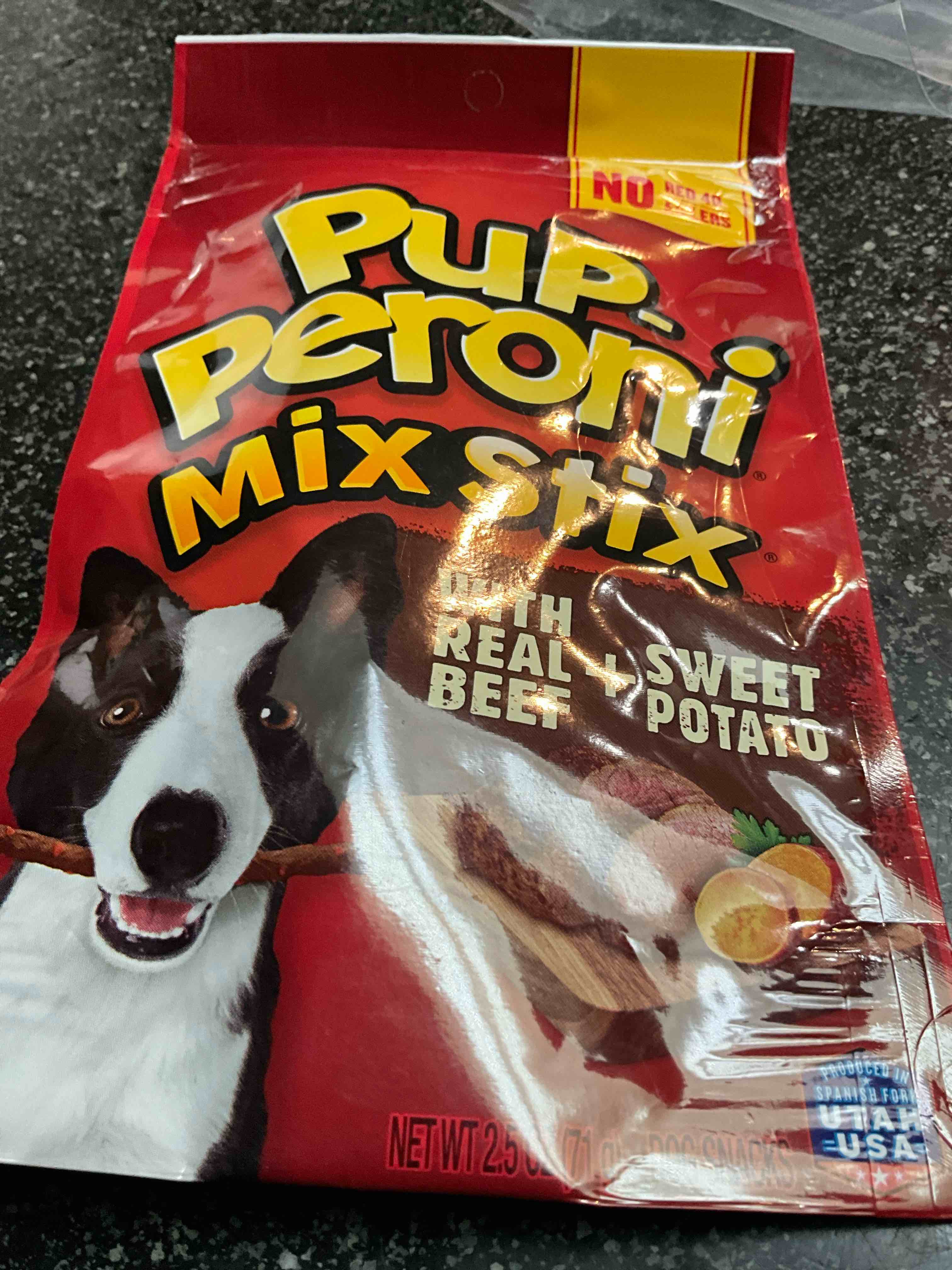 Pup-Peroni - Mix Stix - Real Beef/Sweet Potato - 2.5 oz Bag 