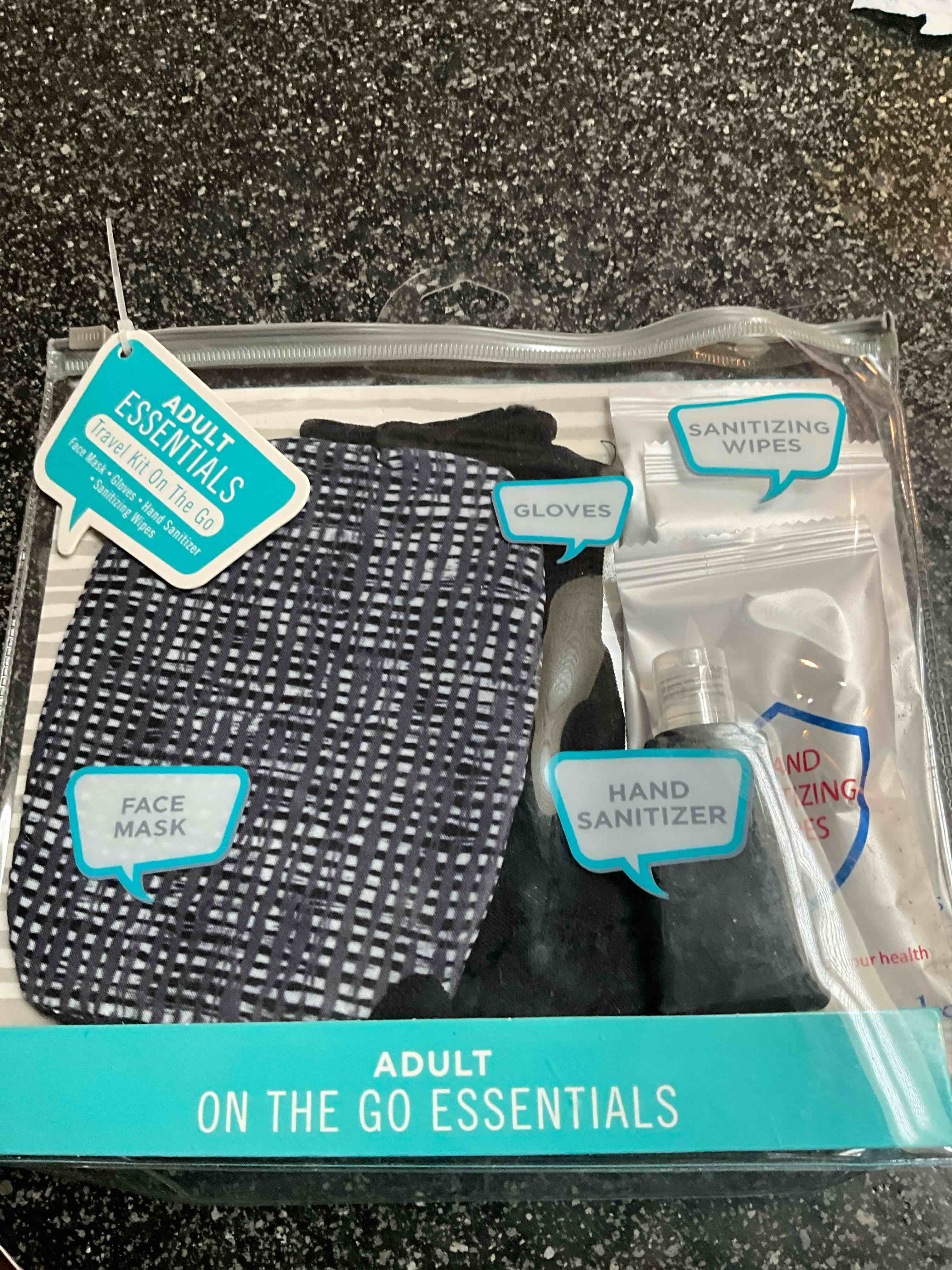 Adult Essentials - Travel Kit on the Go - 6 pc Set  