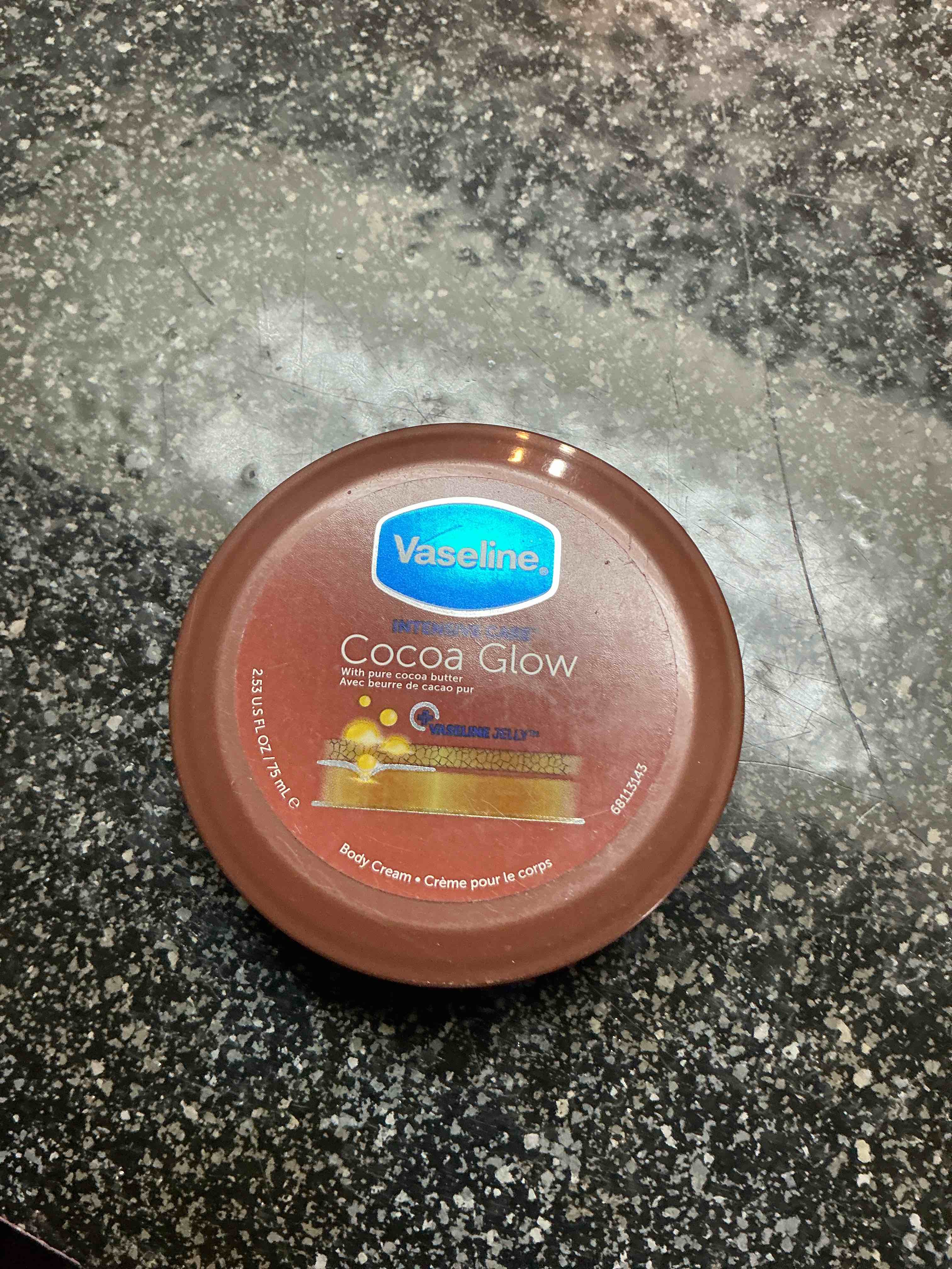 Vaseline Intensive Care Glow Body Cream - Cocoa for Unisex - 2.53 oz Body Cream