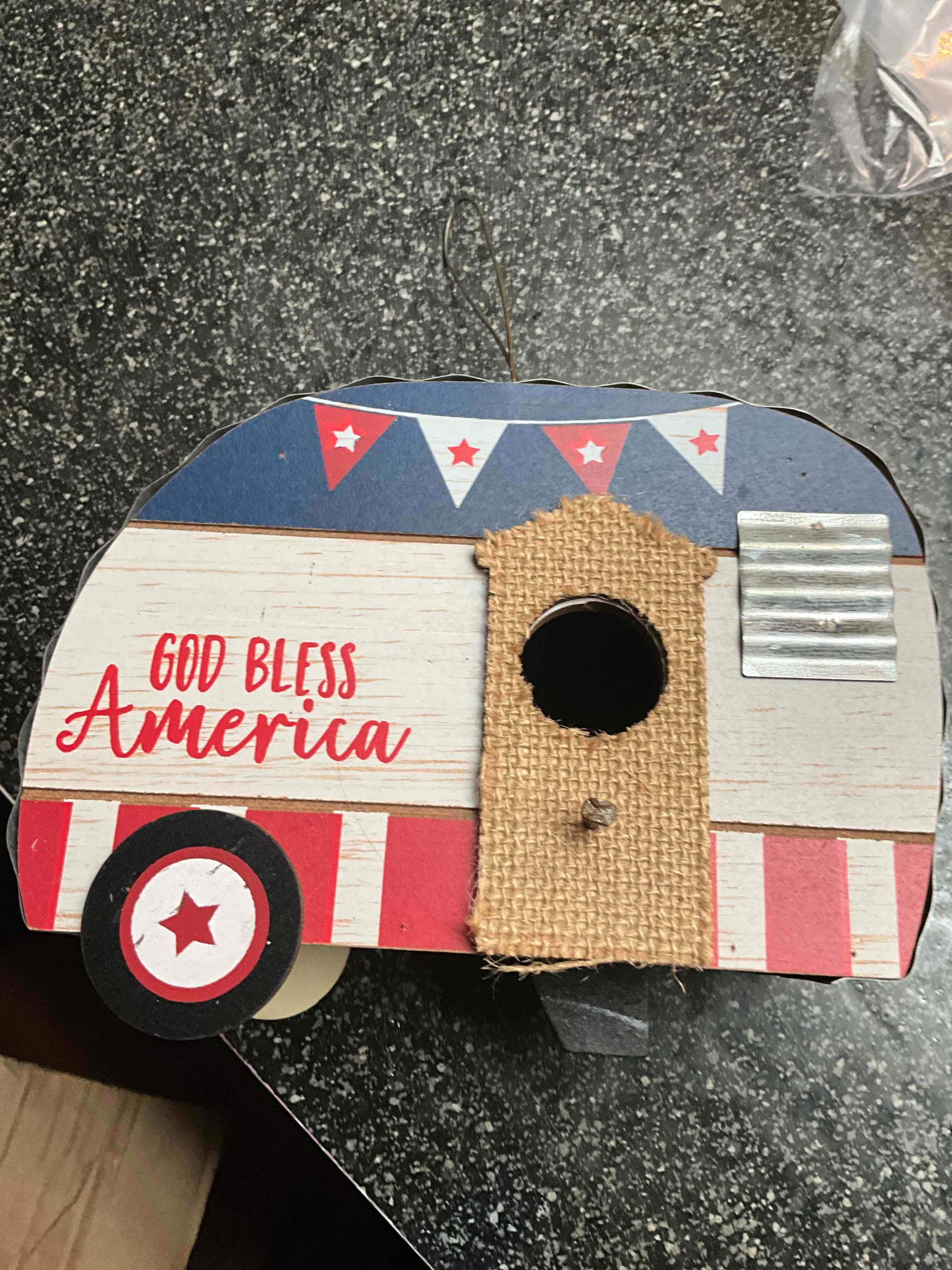 God Bless America - Bird House 