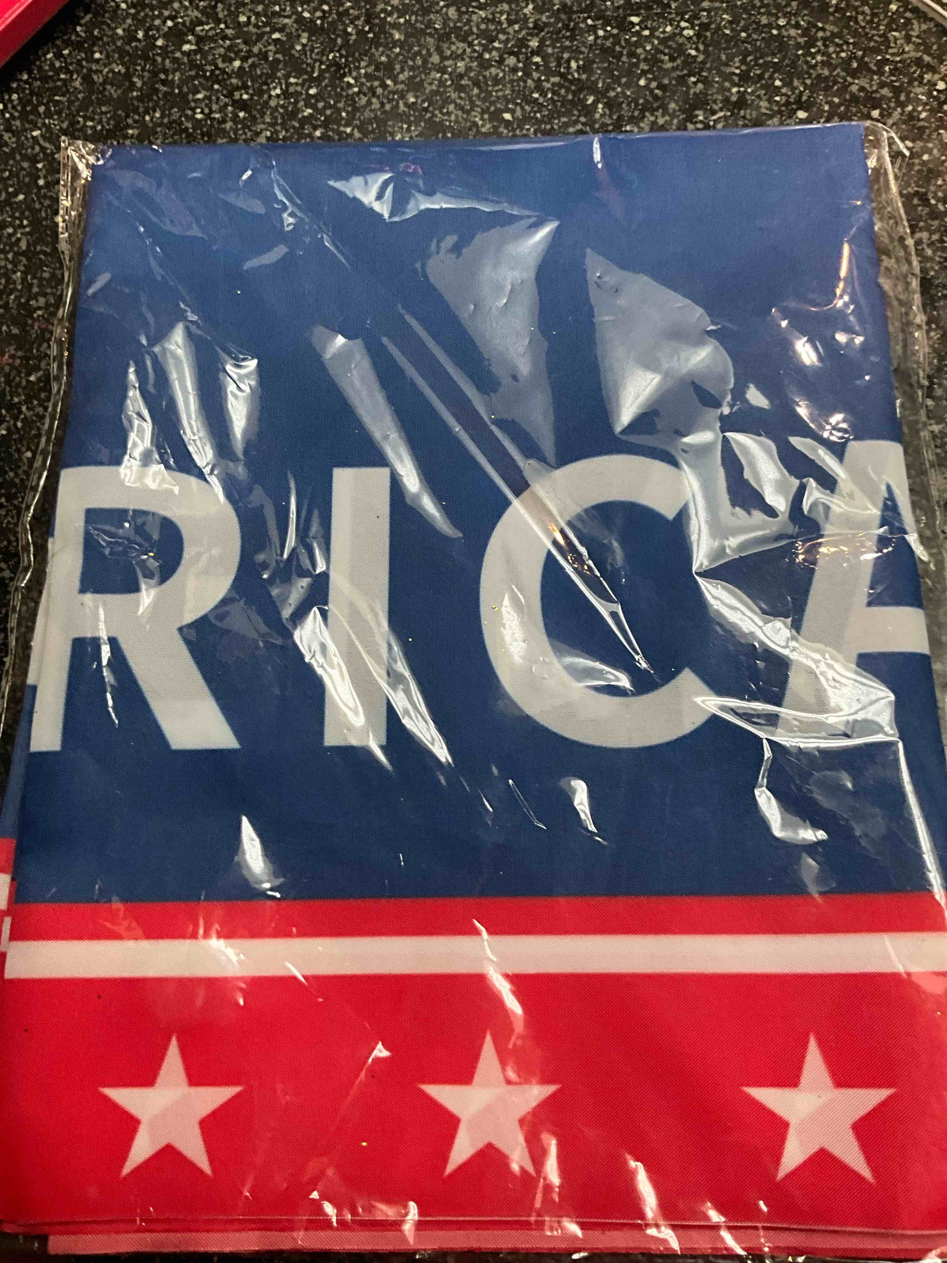 98” x 16”  TRUMP 2024 RED WHITE BLUE FLAG BANNER