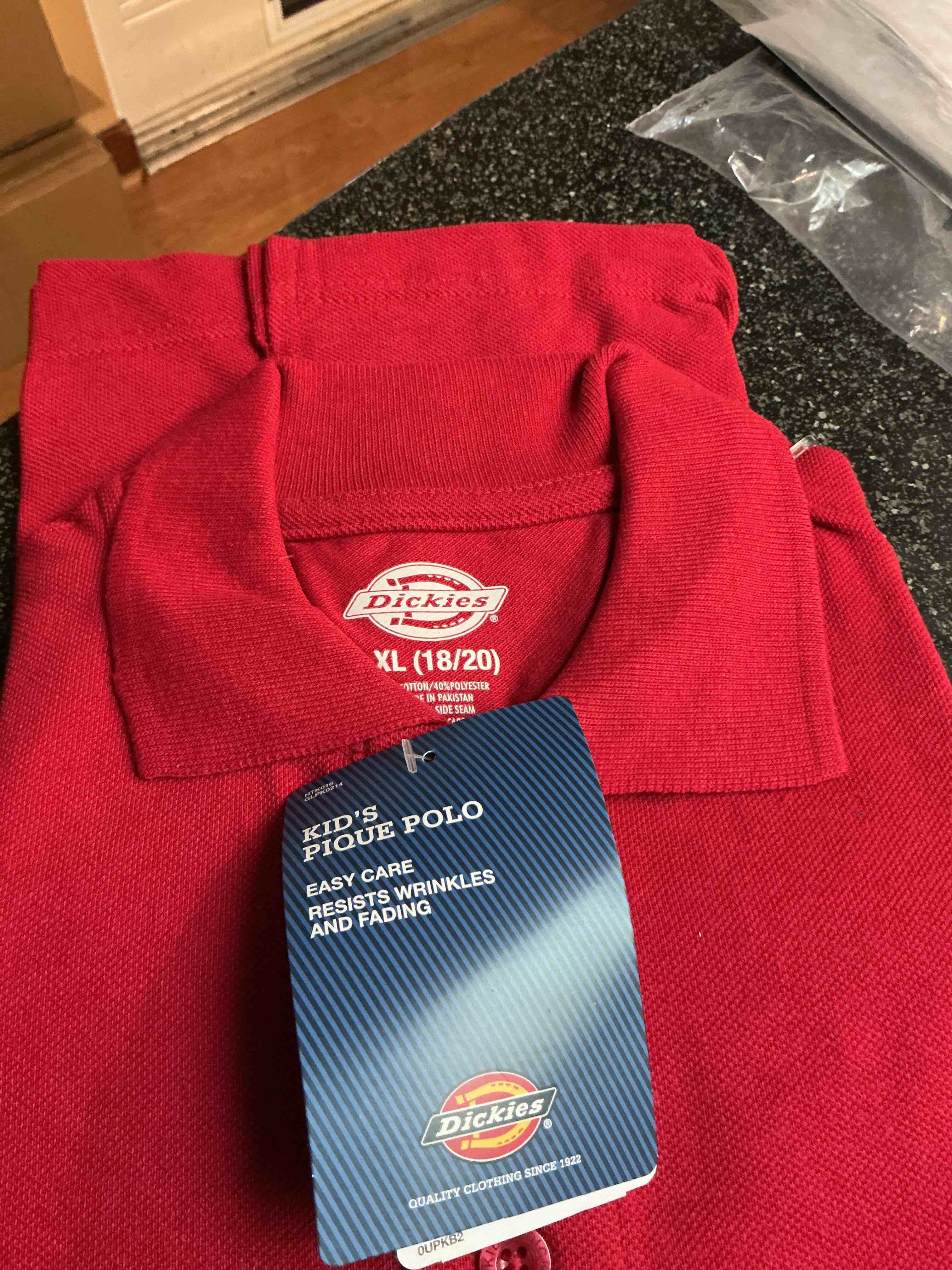Dickie - Kids Pique - Polo Shirt Size XL 18/20 