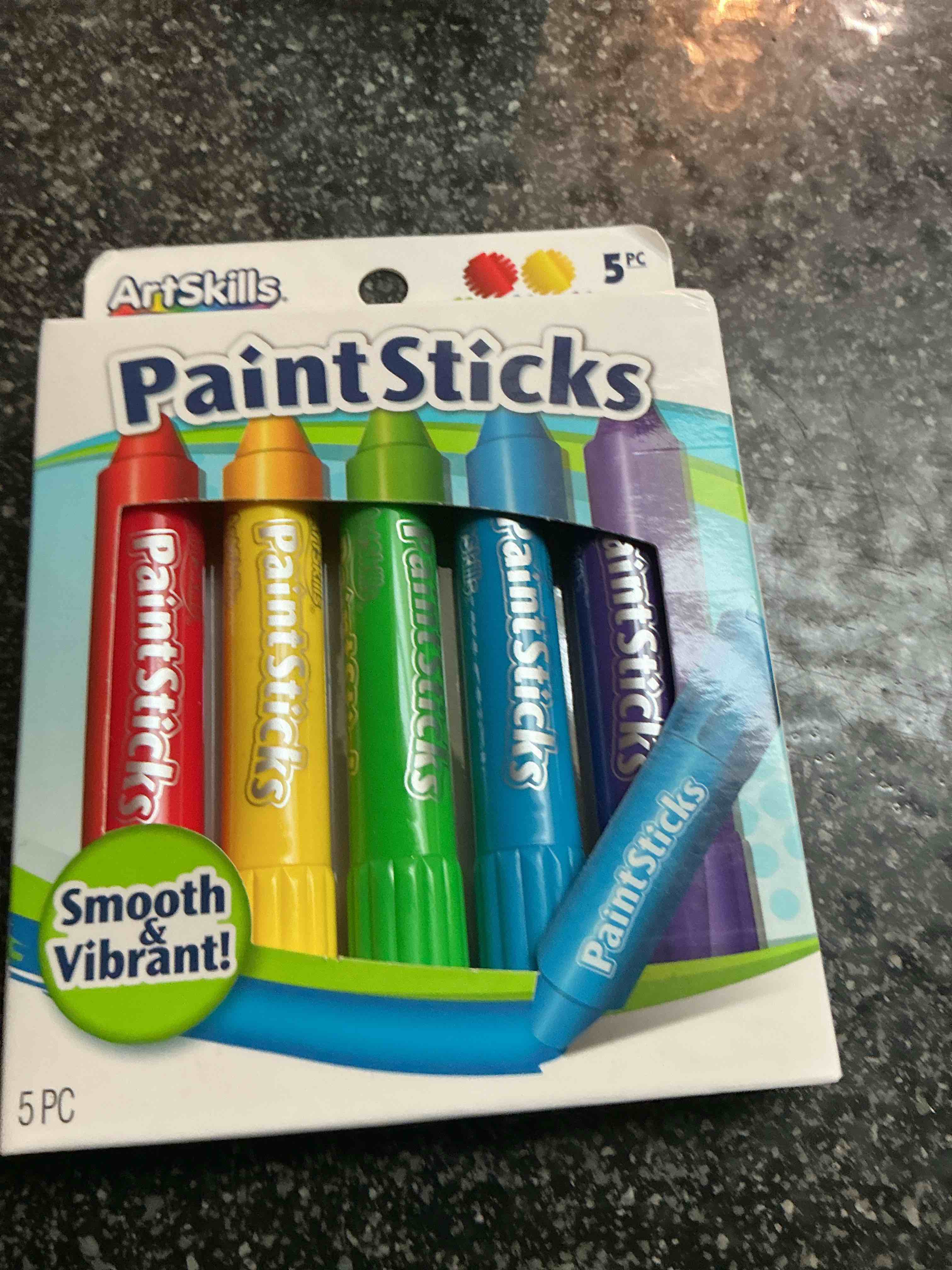 Art Skills Paint Sticks 5 Pc.