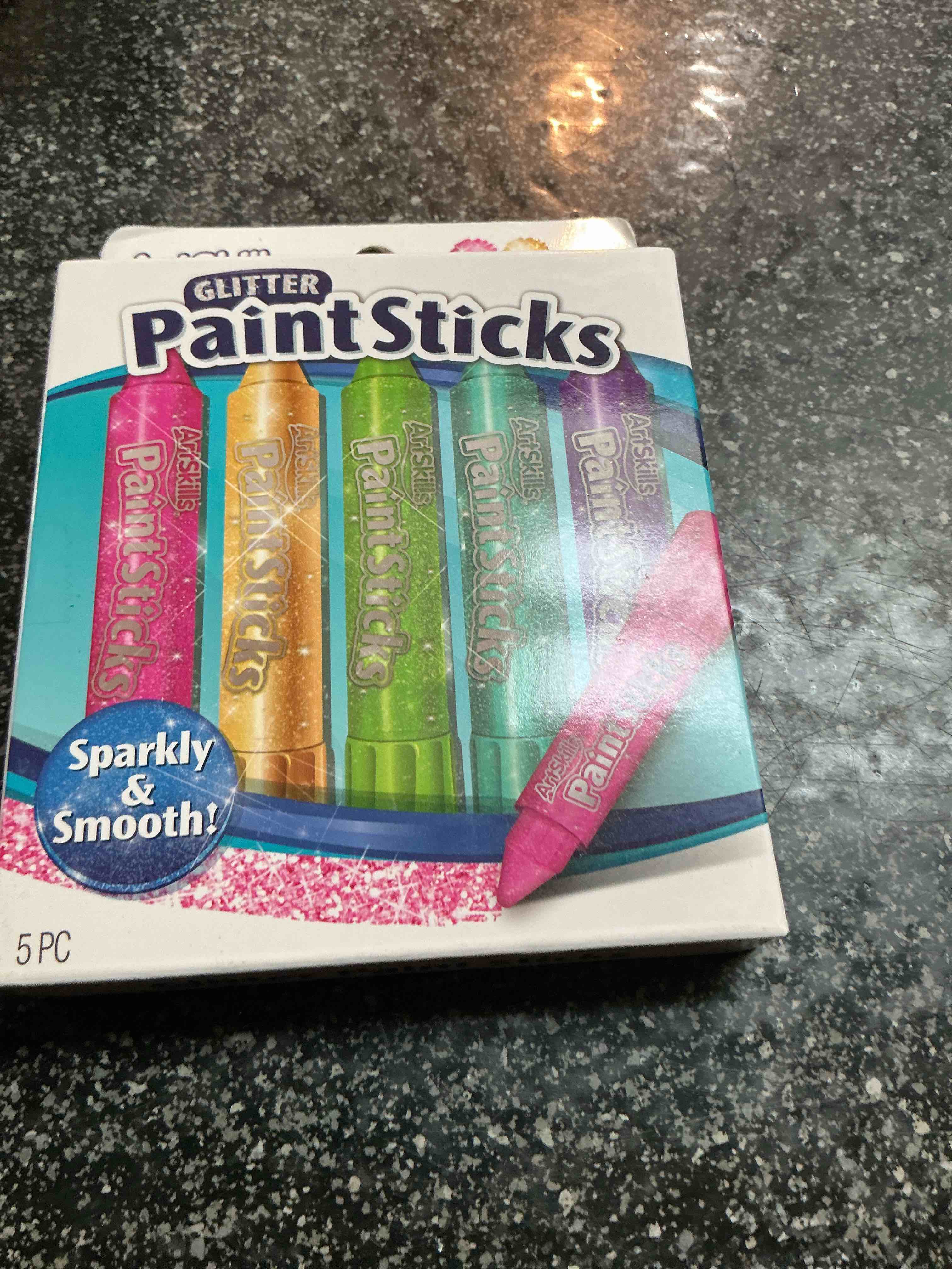 Art Skills Glitter Paint Sticks - 5 pc.