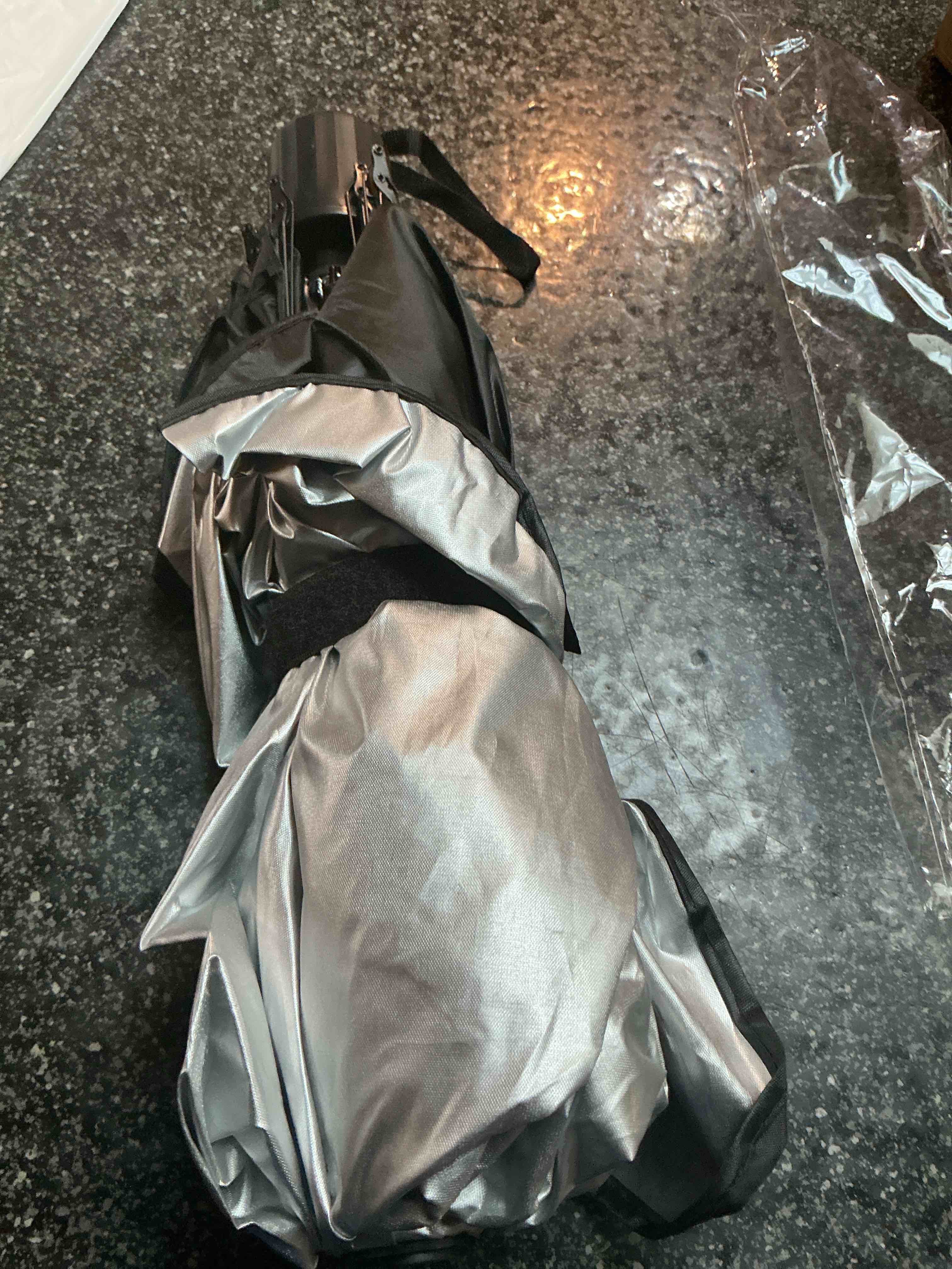 Grey & Black Umbrella 