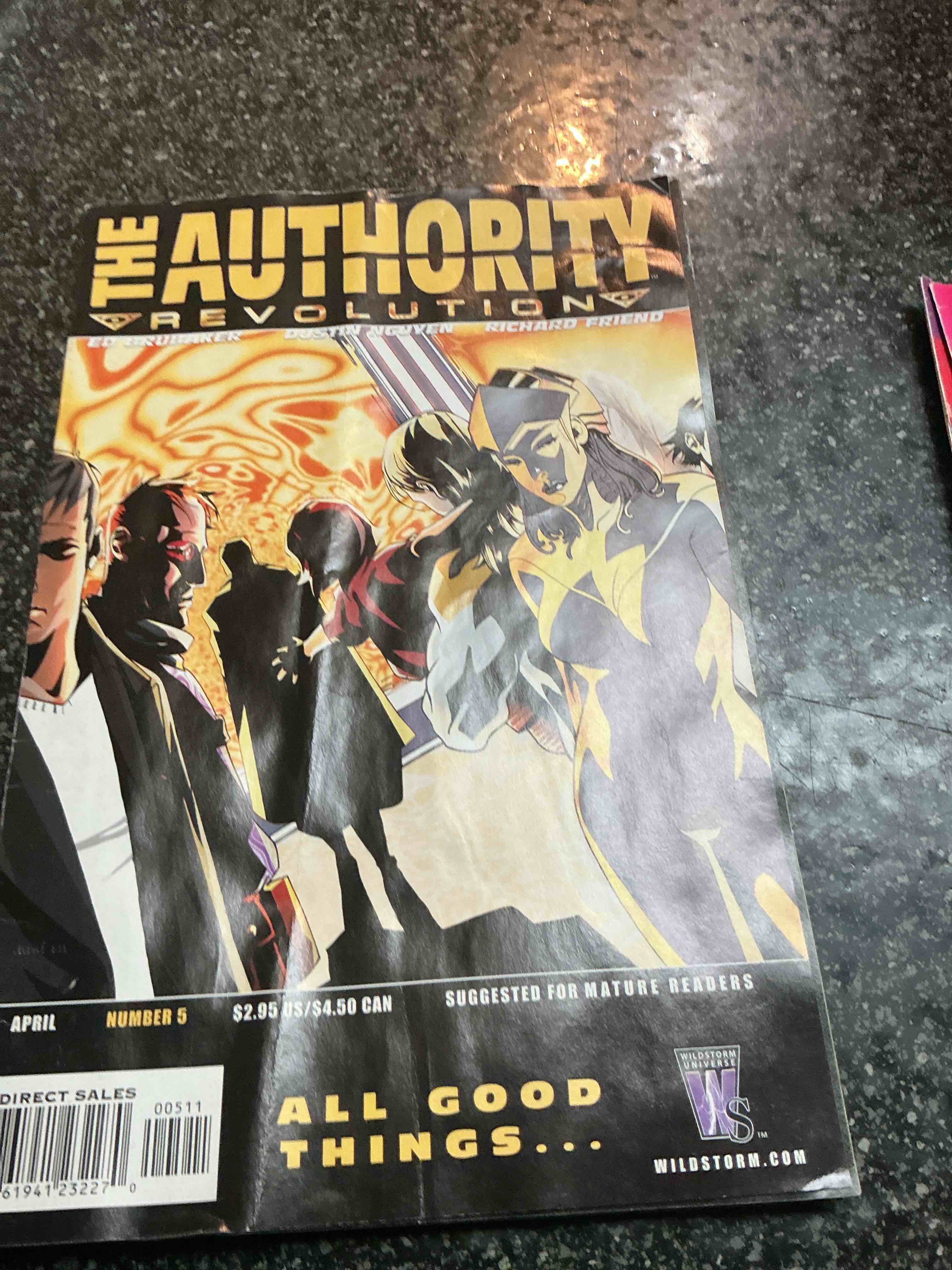 Retro Comic Book - The Authority Revolution All Good Things 