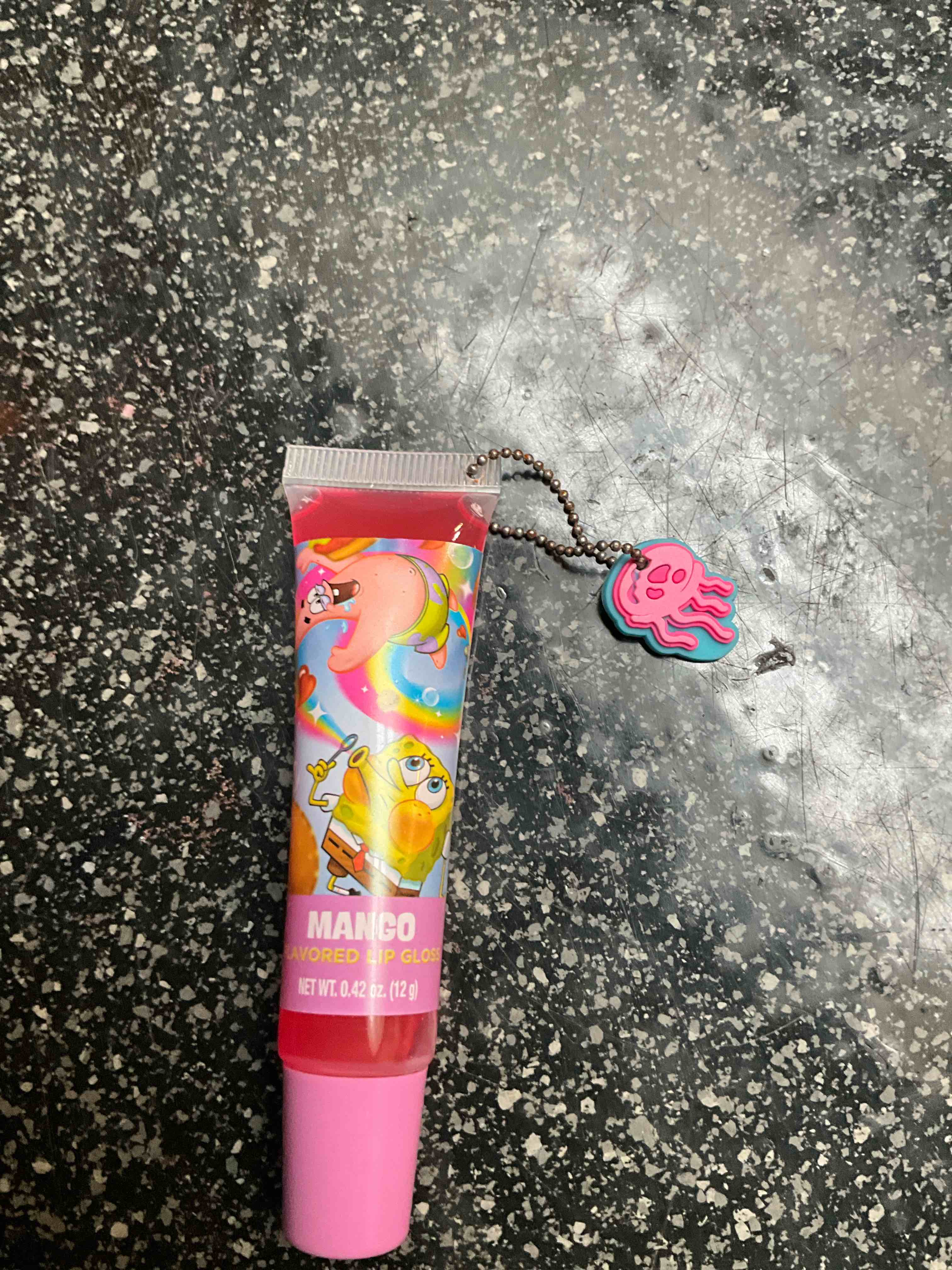 Sponge Bob - Mango Flavored Lip Gloss w/charm
