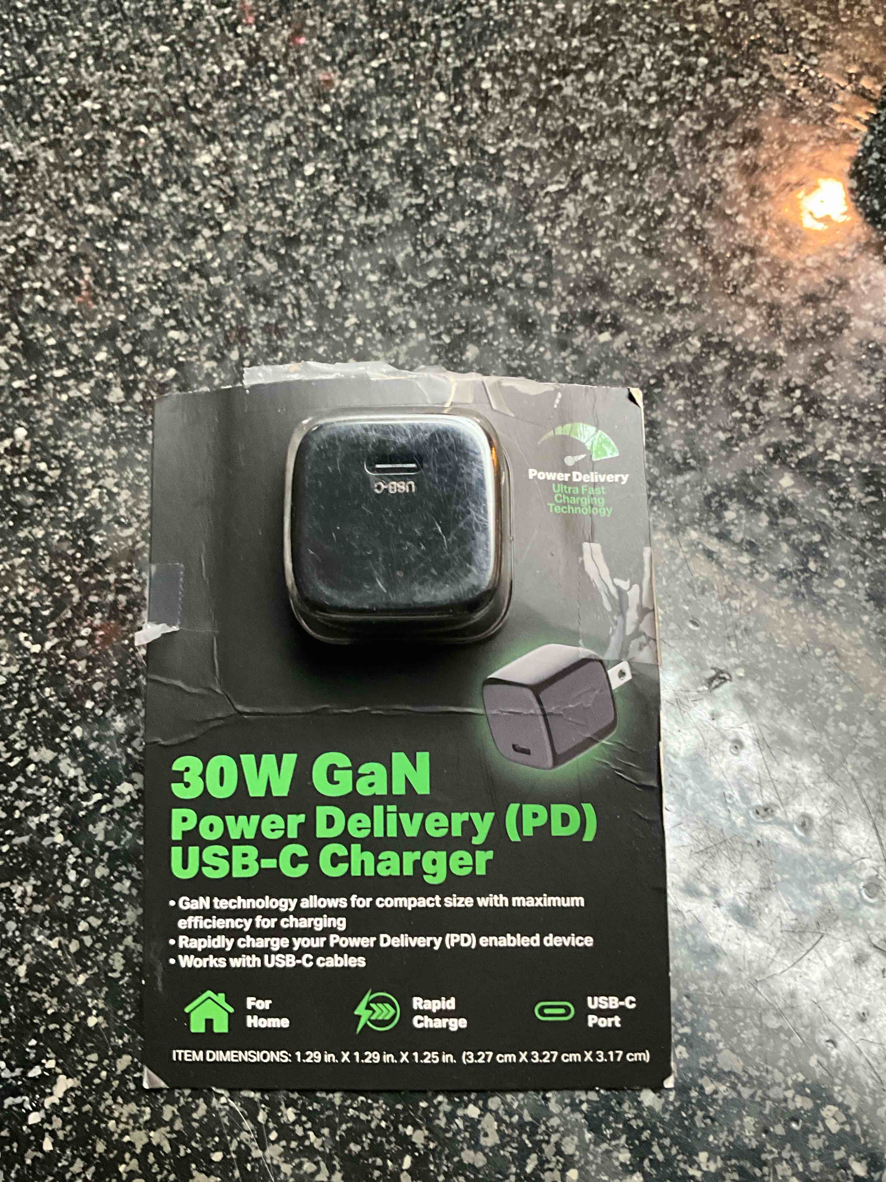 30W GaN - Power Delivery (PD) USB-C Charger 