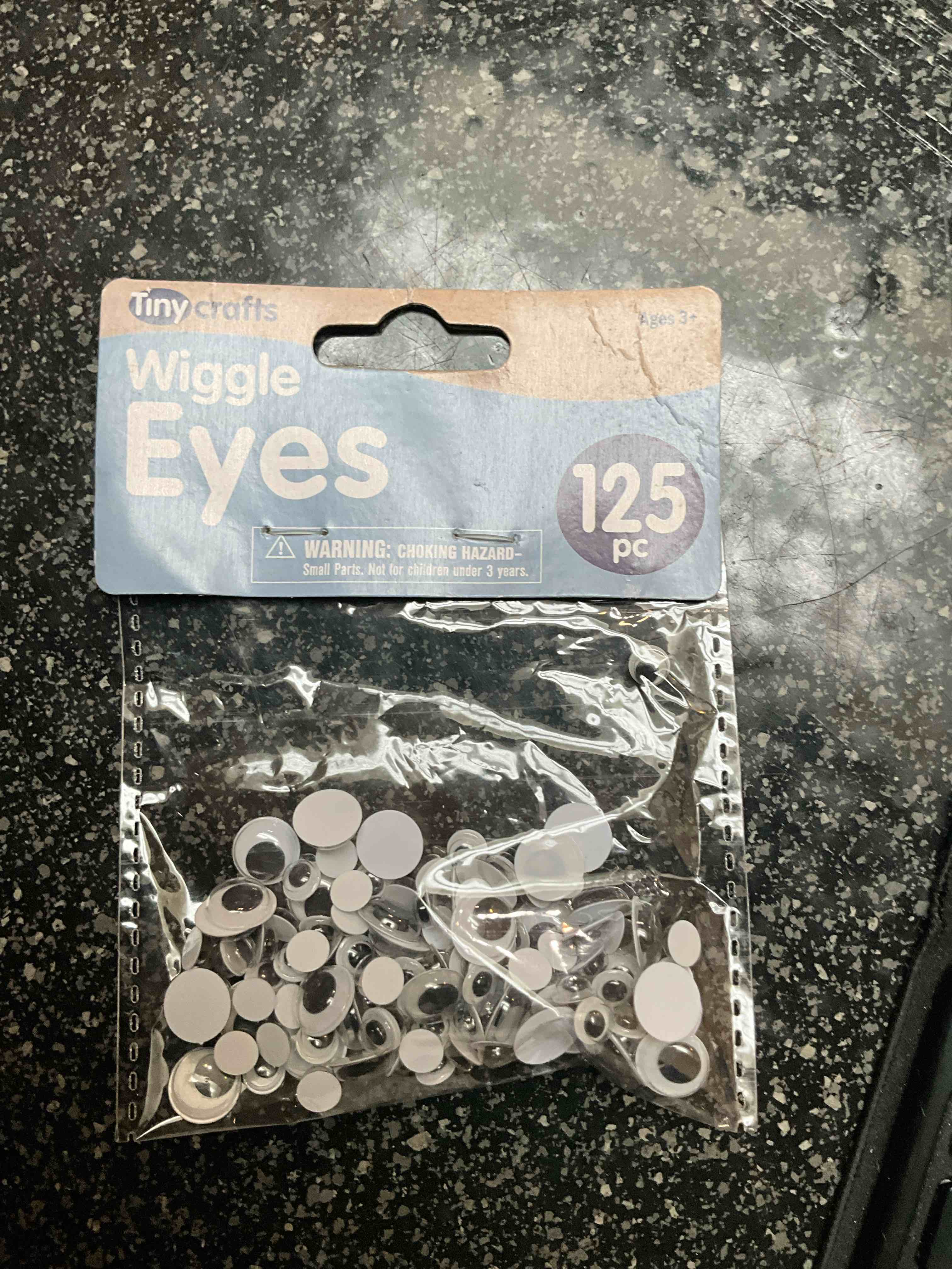 Tiny Crafts - Wiggle Eyes - 125pcs 