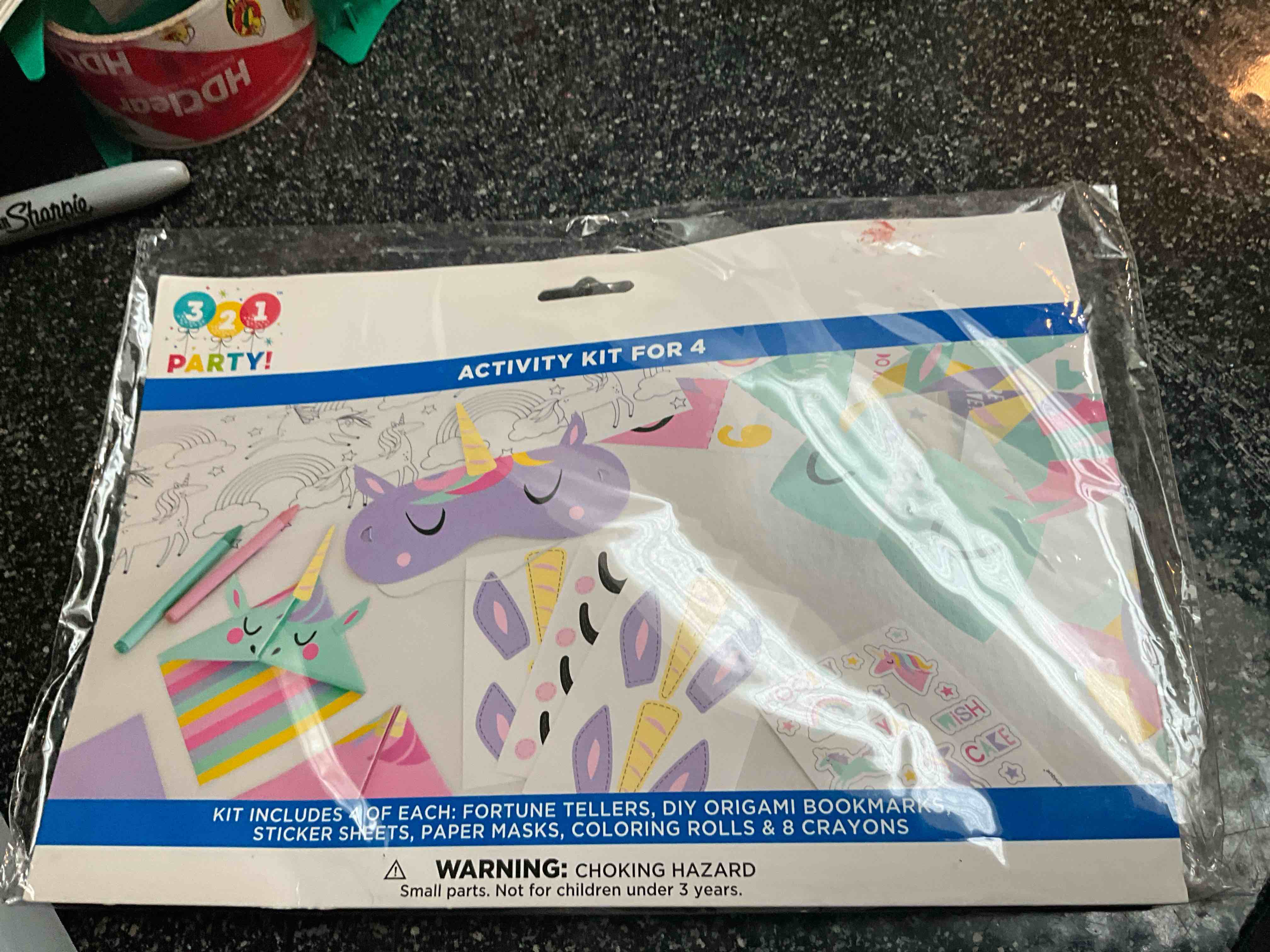 3 2 1 Party - Party Activity Kit For 4 
