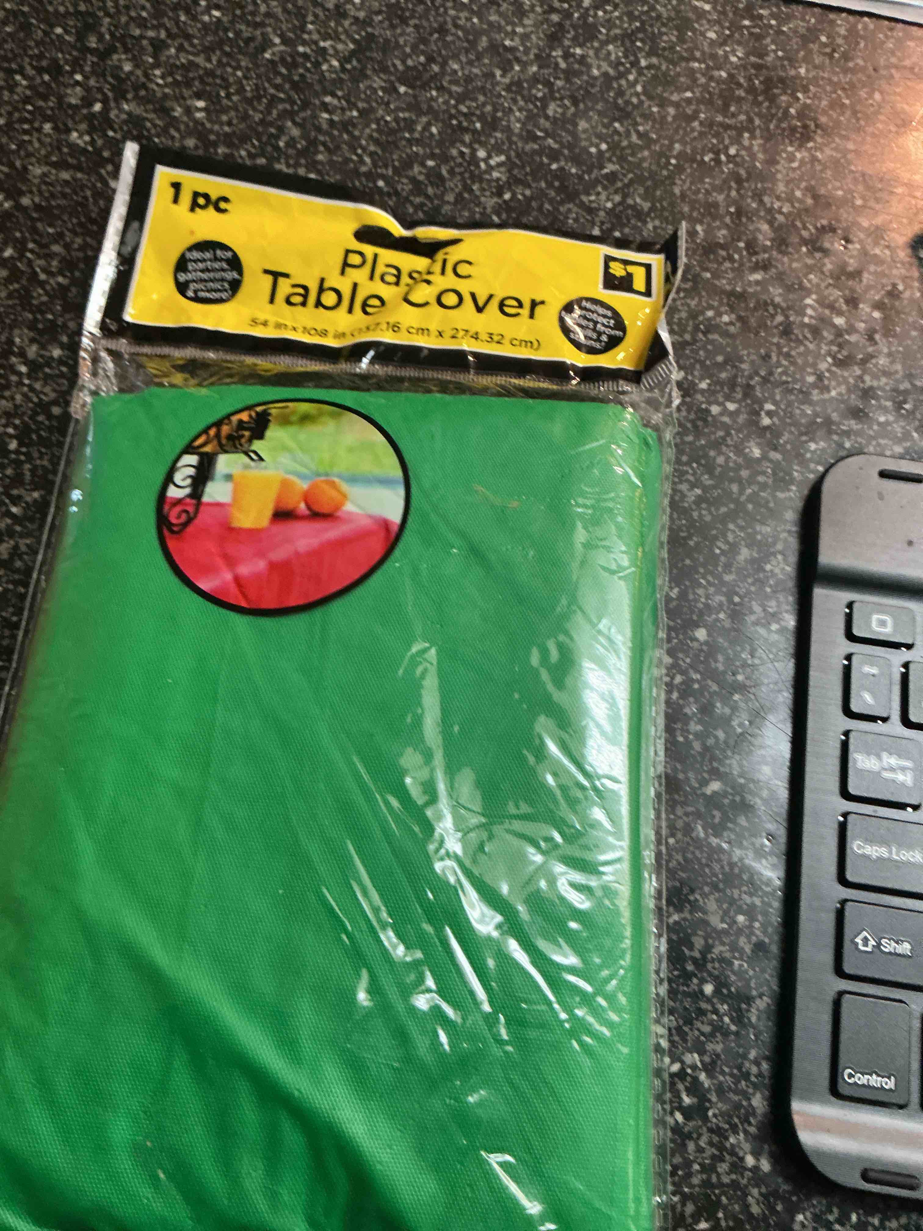 Plastic Table Cover  54 X 108 In.