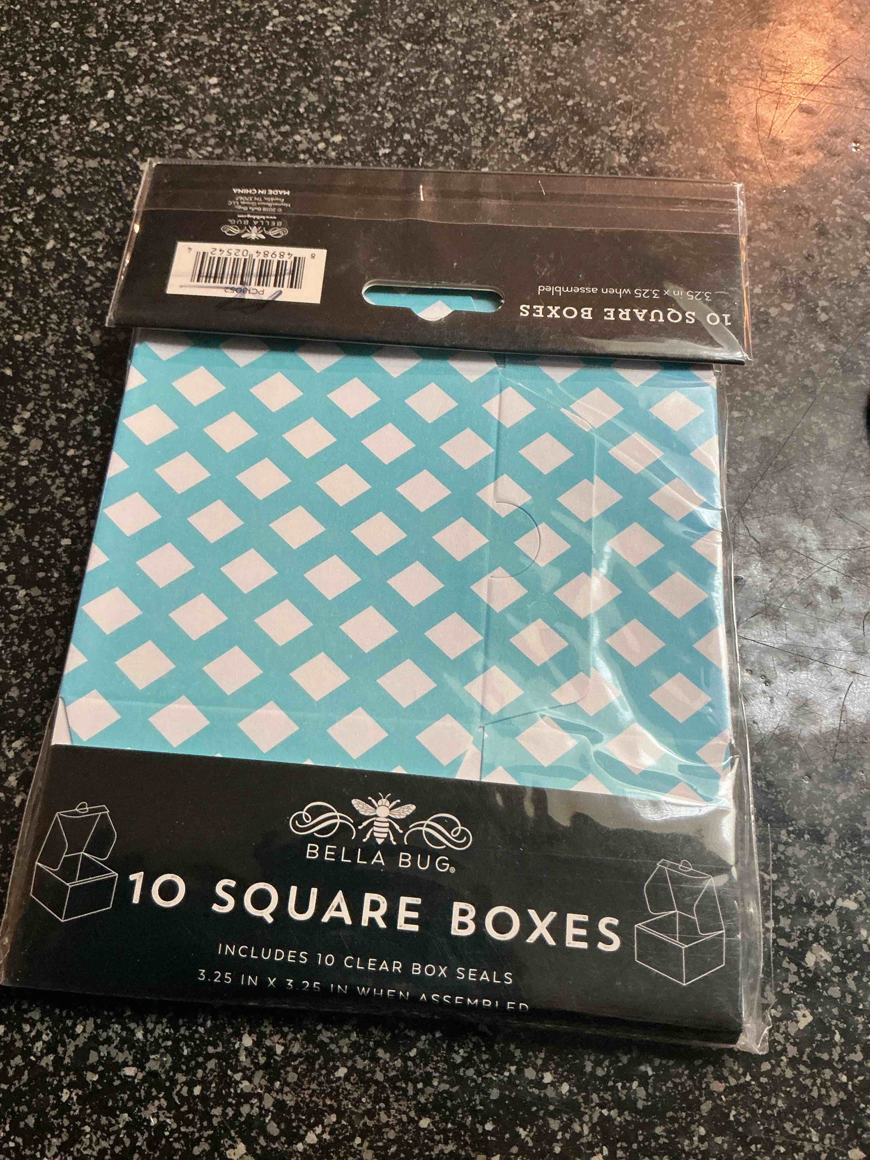 Bella Boxes  10 Square Boxes  3.25 X 3.25 “