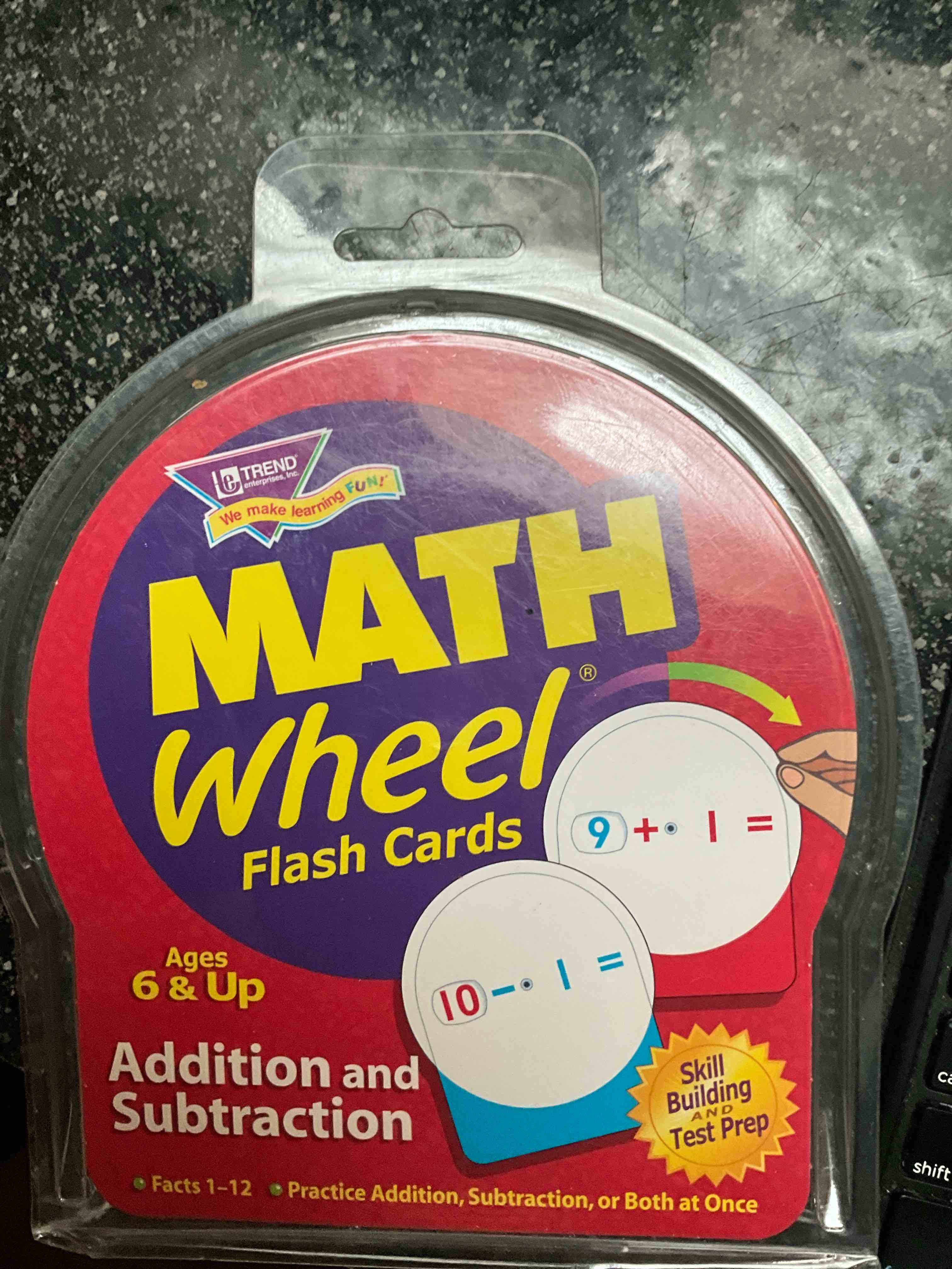 Math Wheel - Flash Cards - Addition & Subtraction 