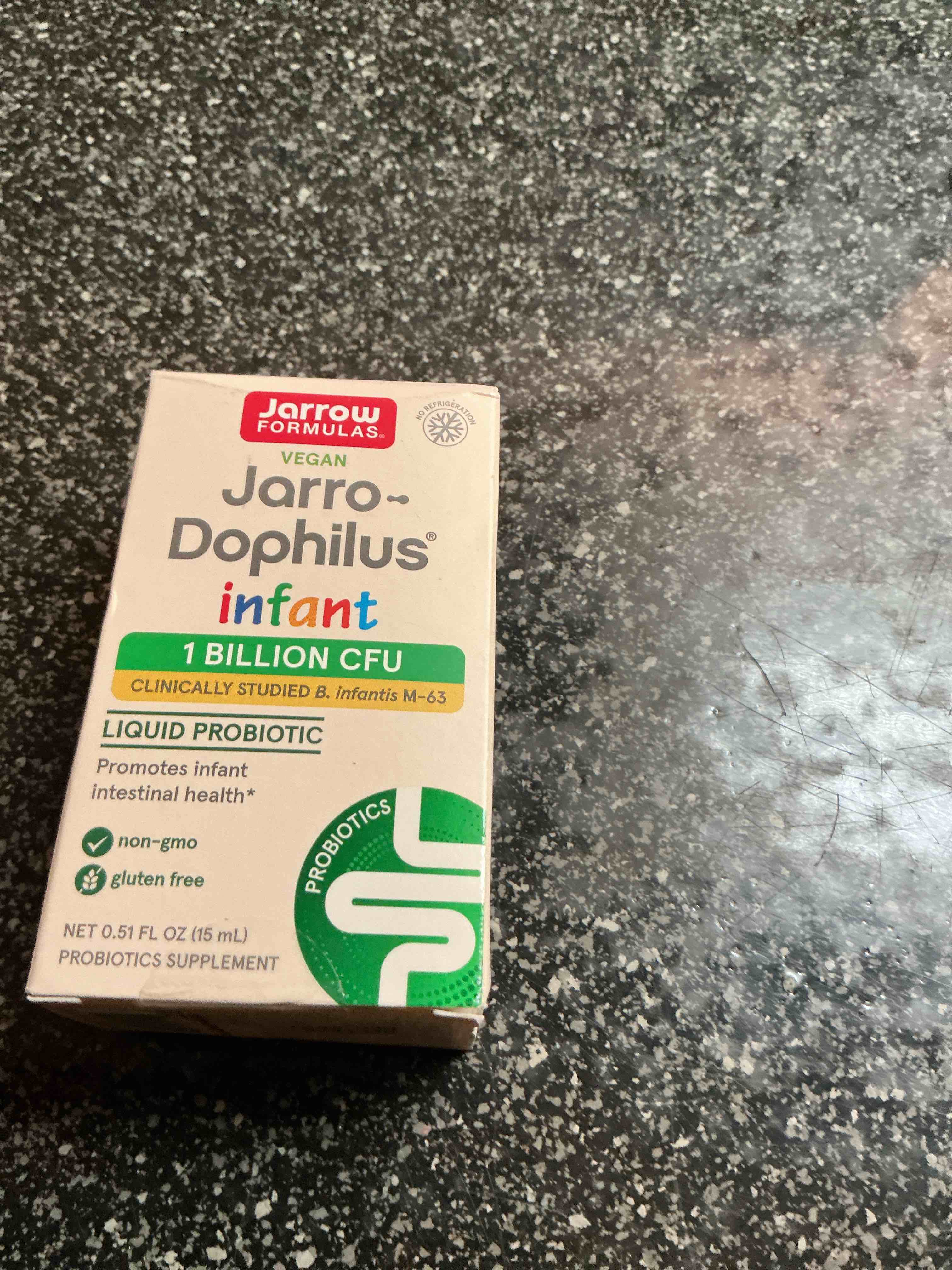 Jarrow Formulas® Jarro-Dophilus® Infant Liquid Probiotic, Dietary Supplement, Intestinal Health Support for Infants, 1 Billion CFU Per Serving, 0.51 fl oz, 30 Day Supply