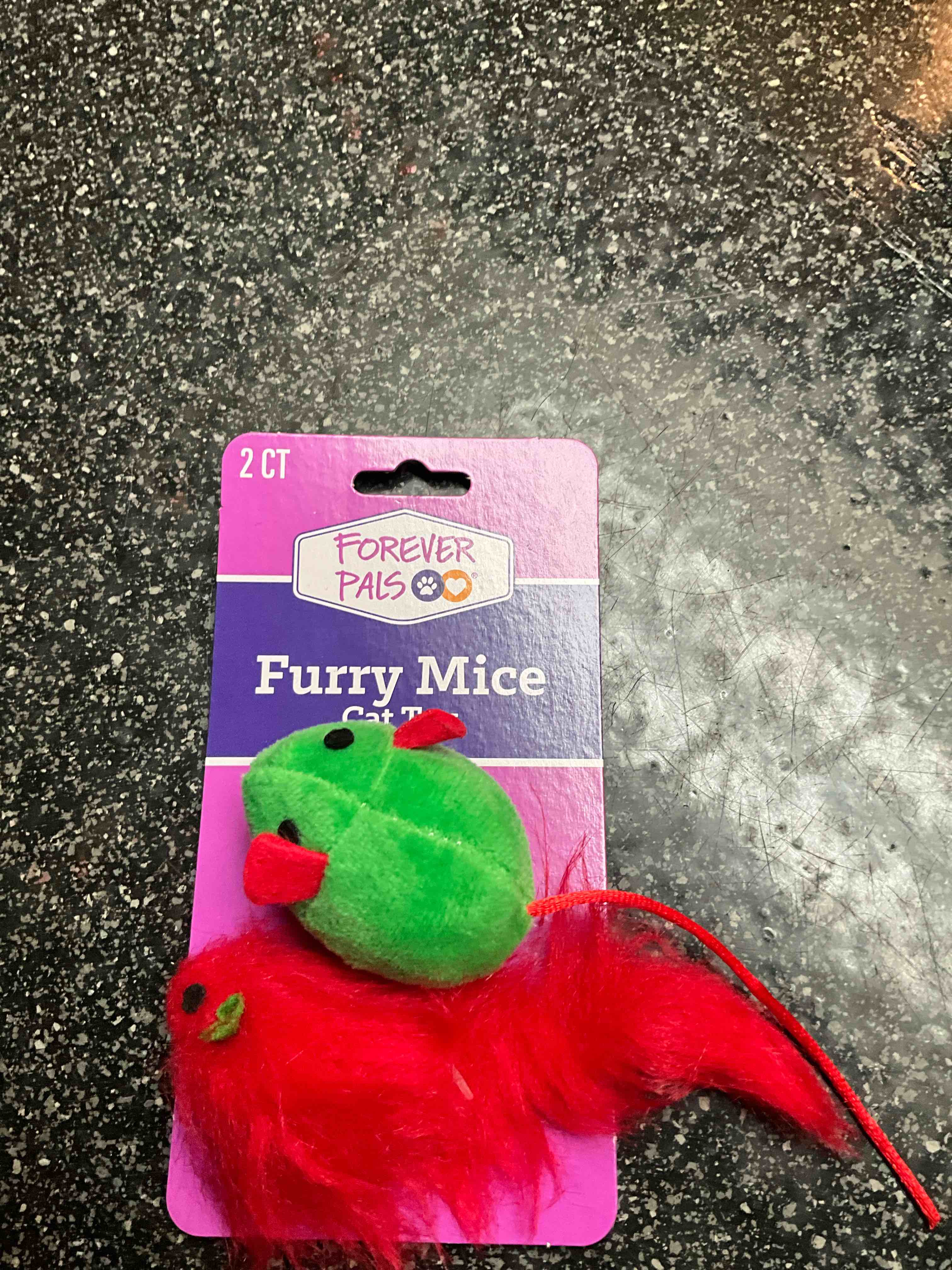 Forever Pals - 2 ct - Furry Mice - Cat Toys 