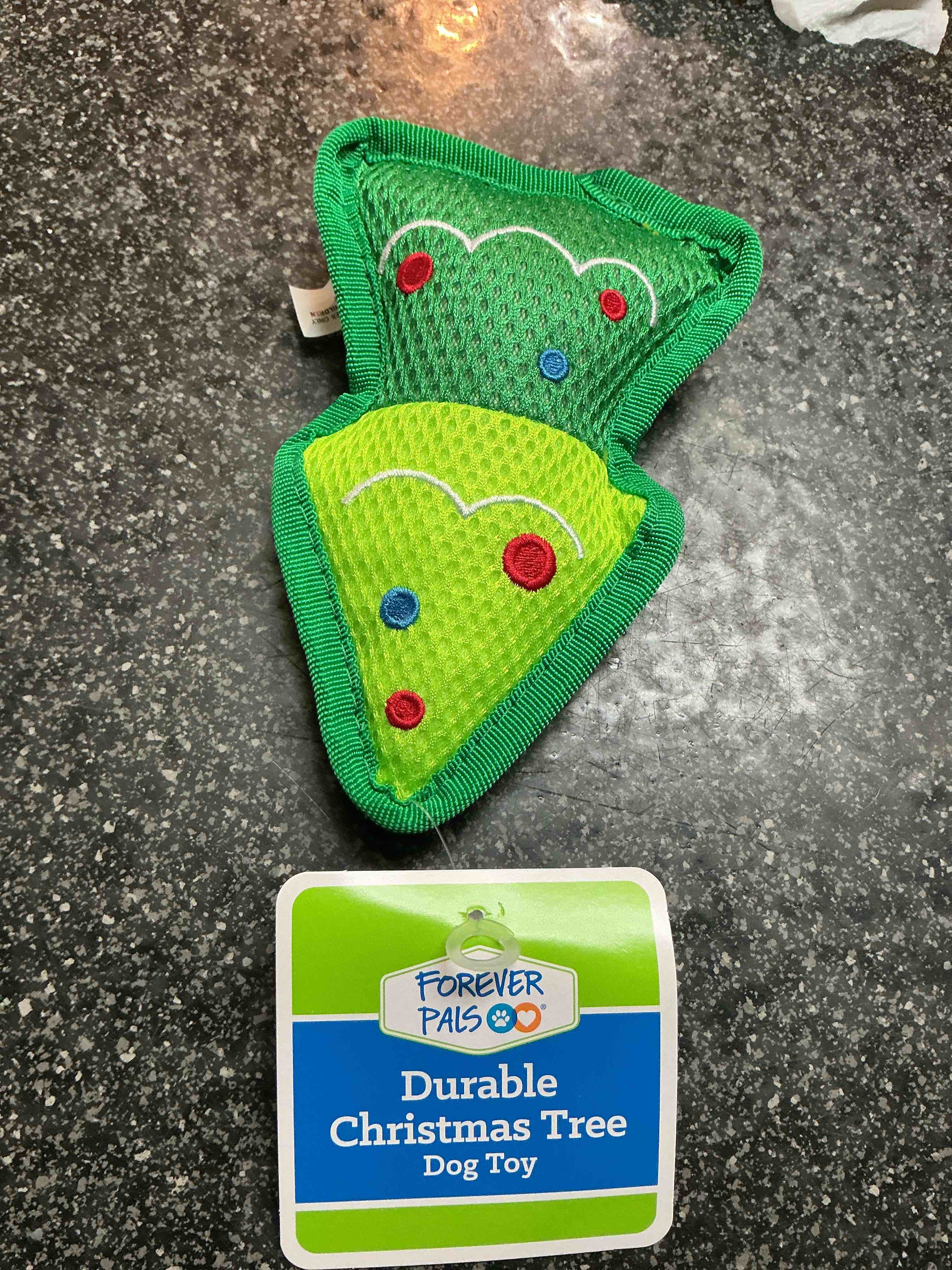 Forever Pals  Durable Christmas Tree Dog Toy 