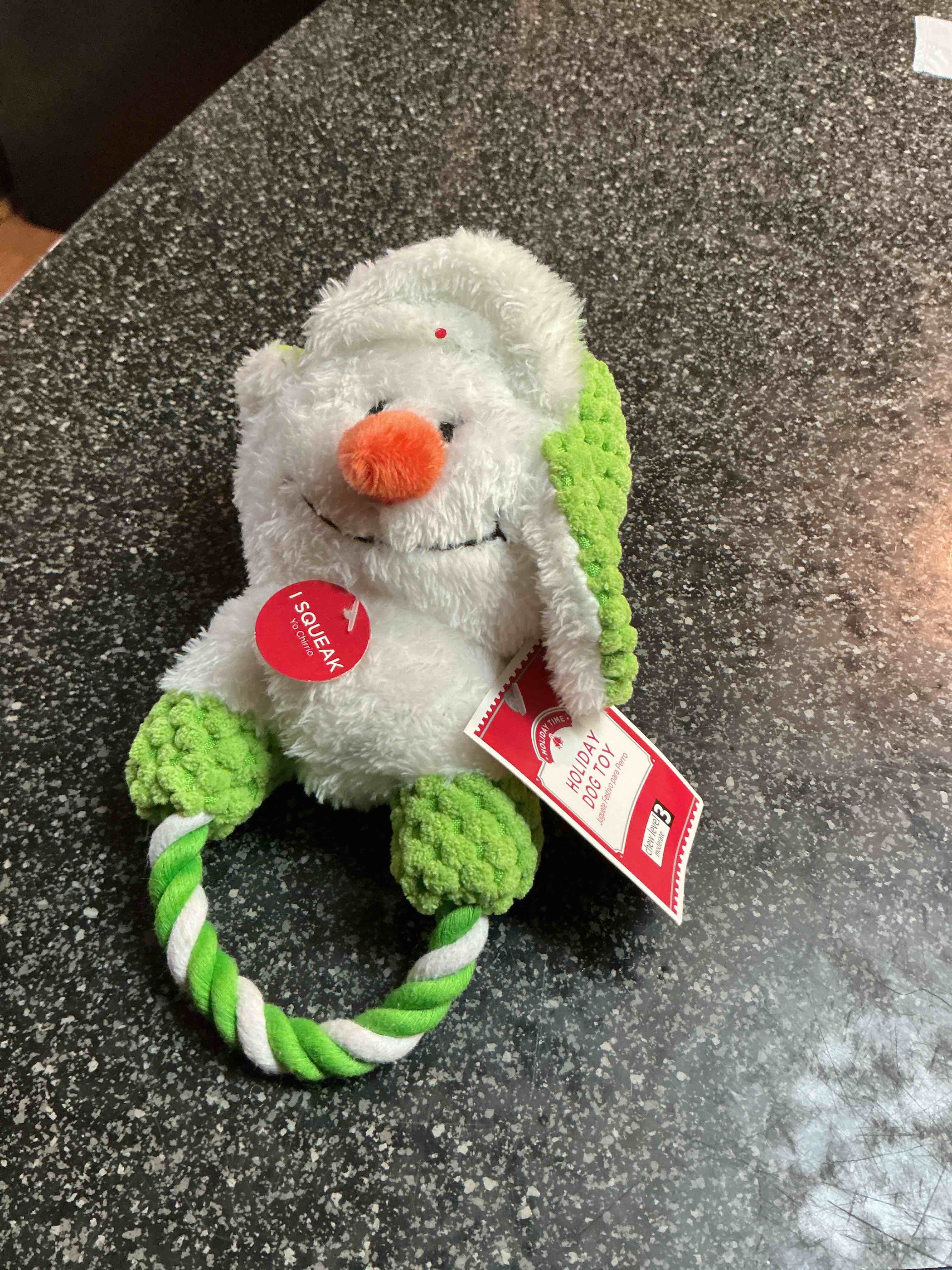 Holiday Dog Toy It Squeaks 