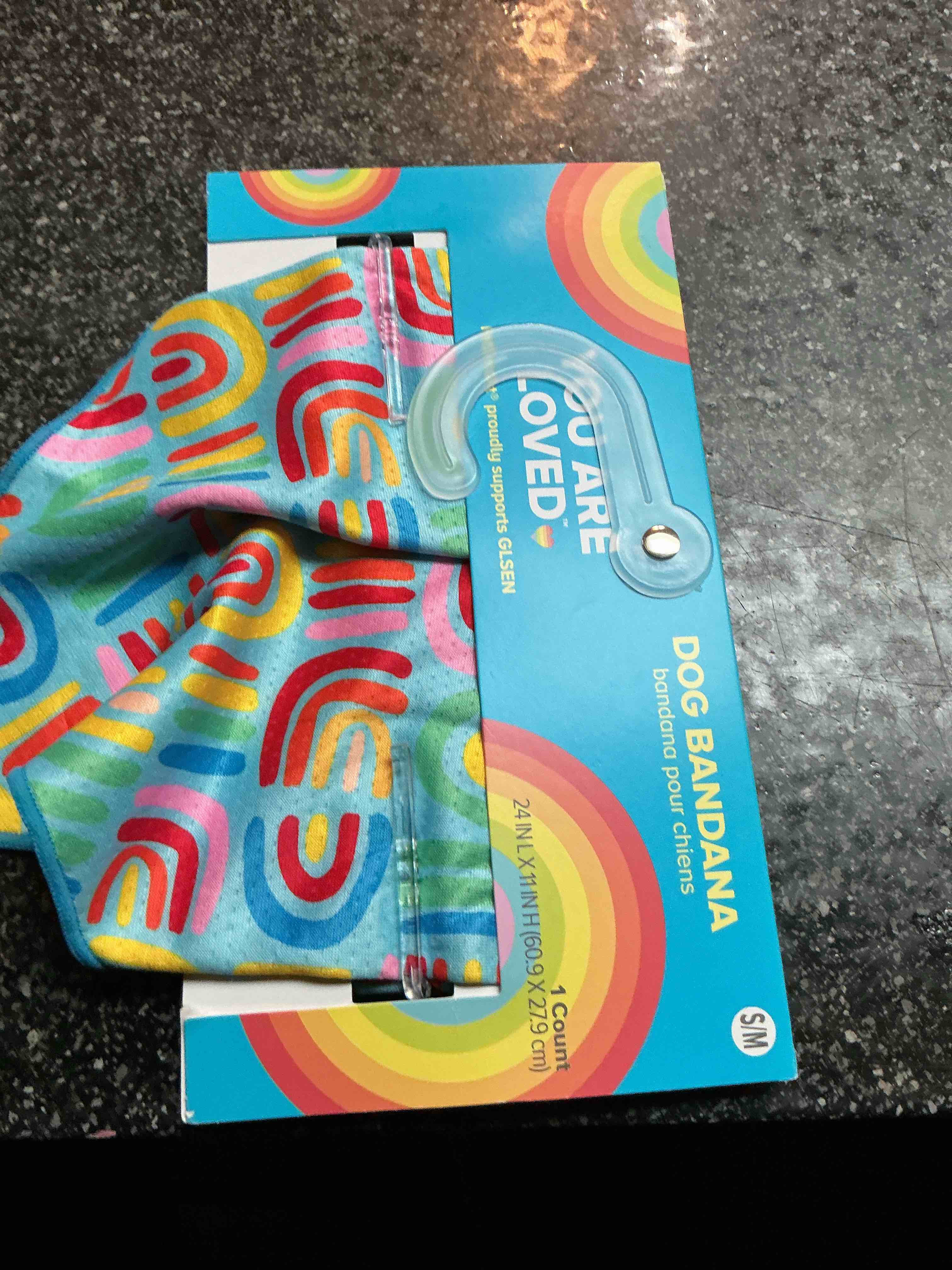 You Are Loved Dog Bandana Size S/M 
