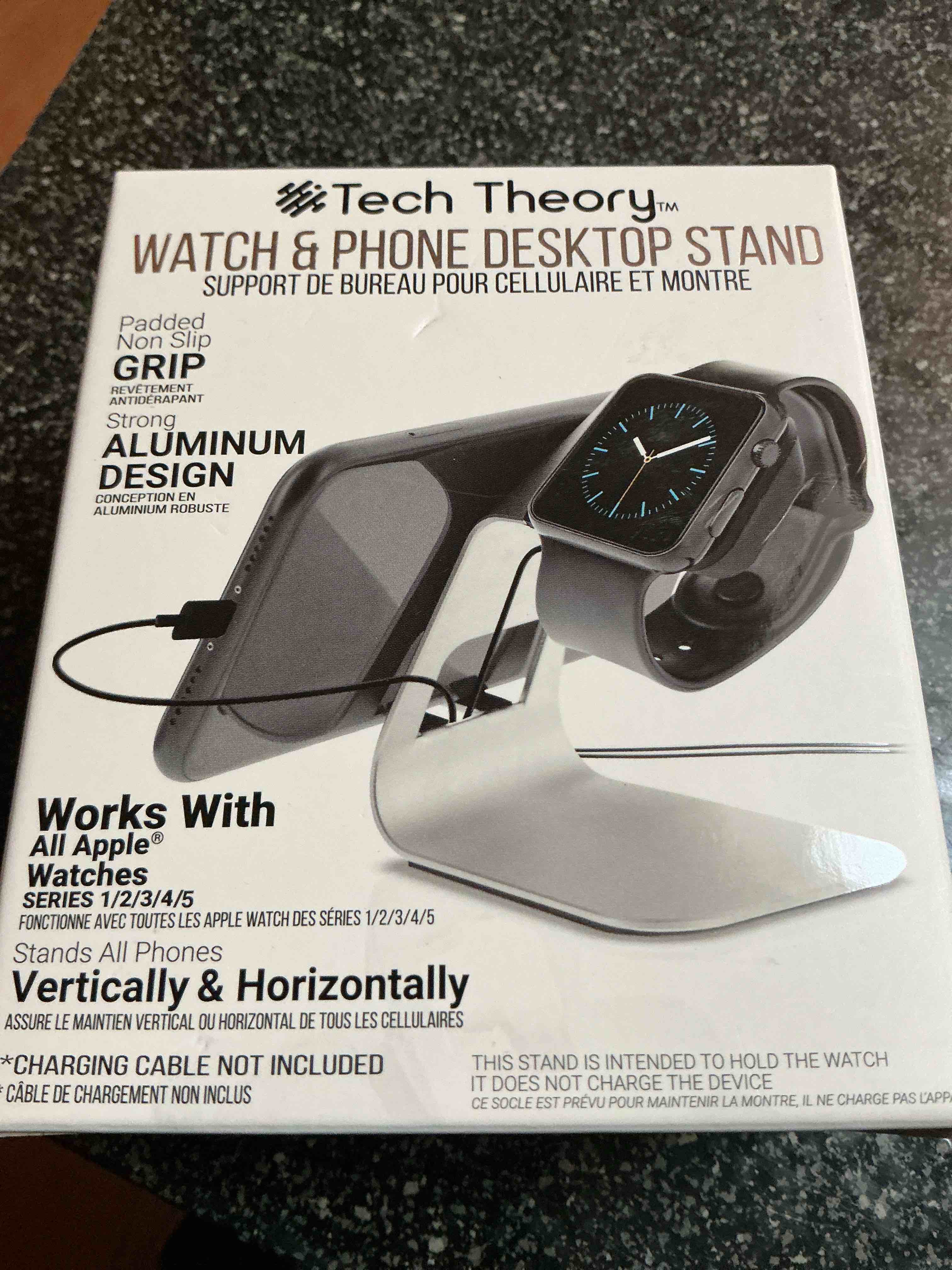 tech theory watch & phone desktop stand all apples watches series 1/2/3/4/5 