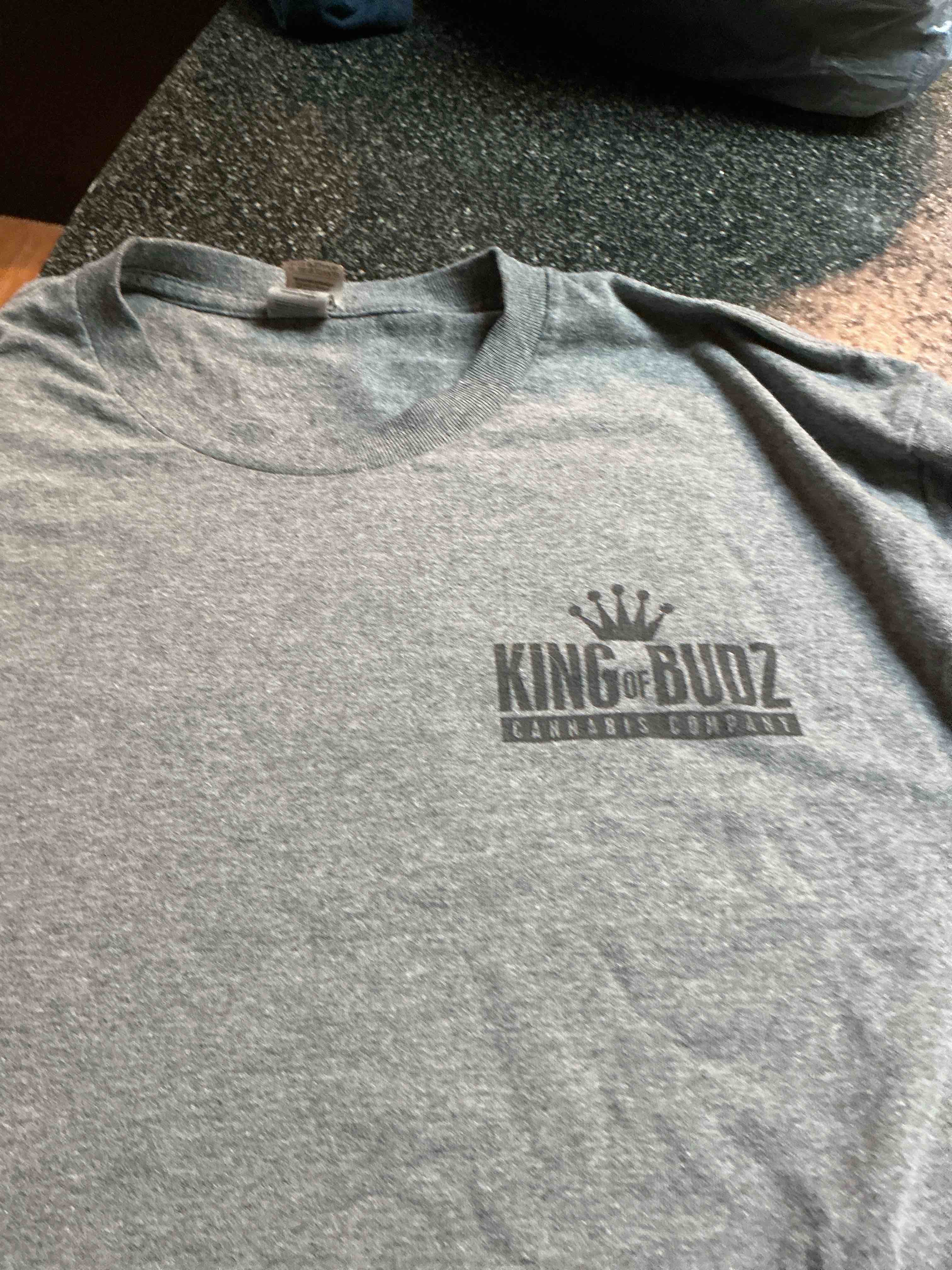Gildan Heavy Cotton Size L Grey T-  Shirt 