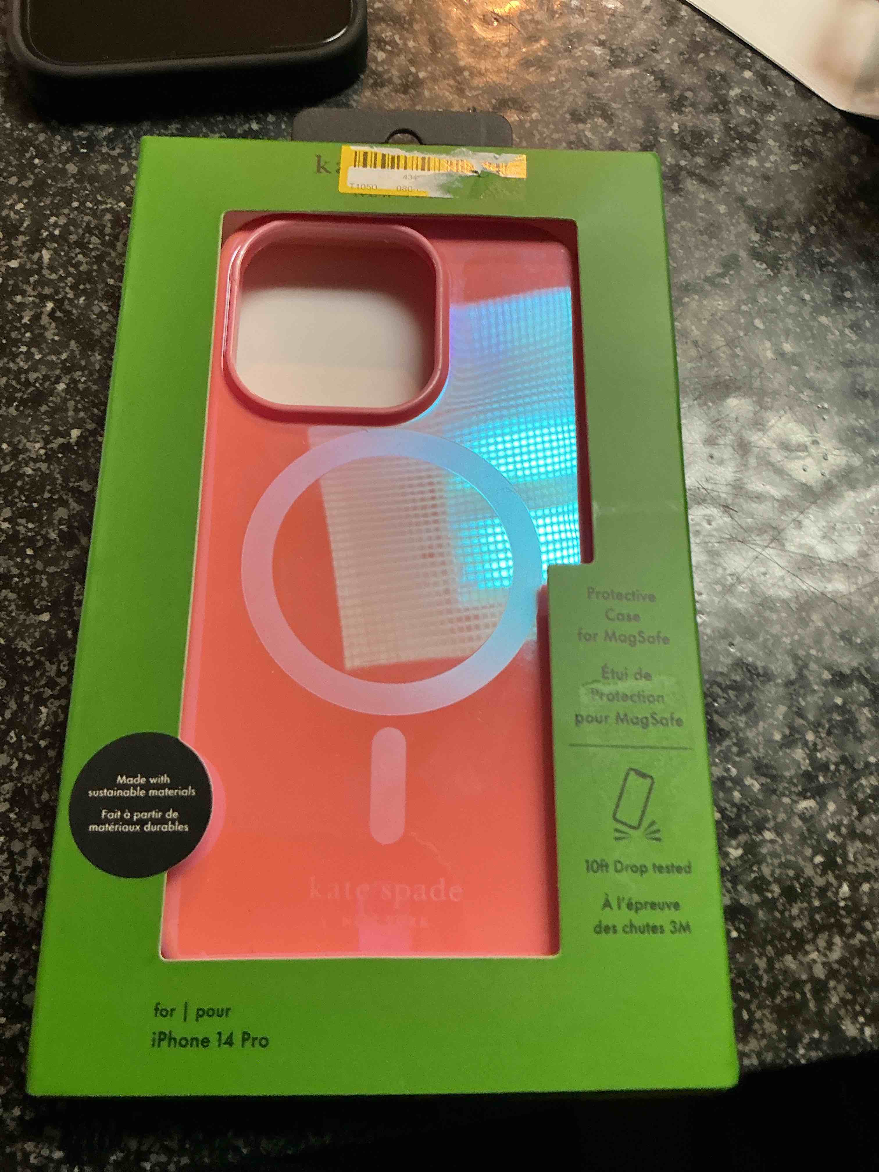 Apple iPhone 14 Pro Phone Case Iridescent  Orange 