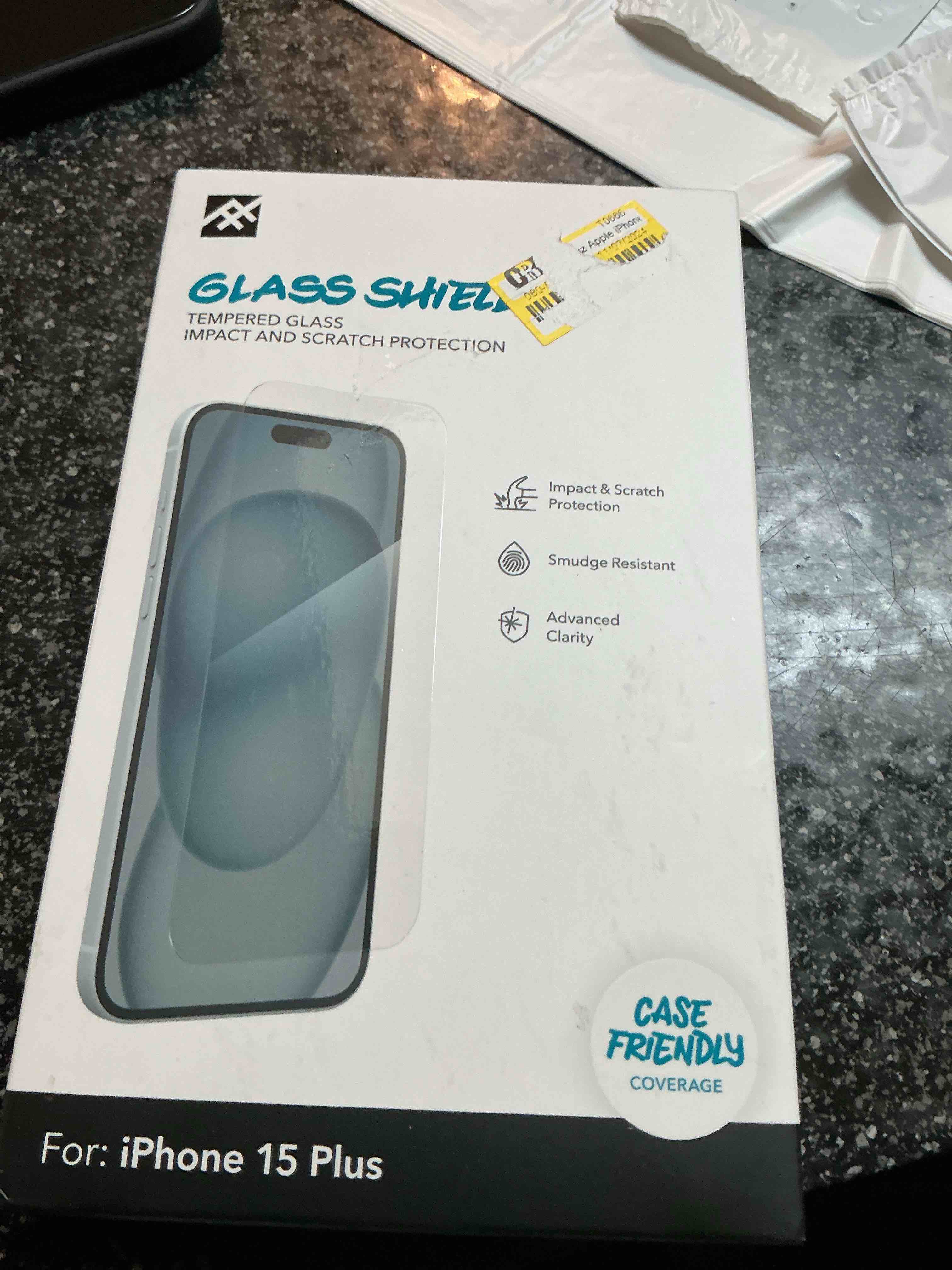 Zagg Glass Shield For iPhone 15 Plus 