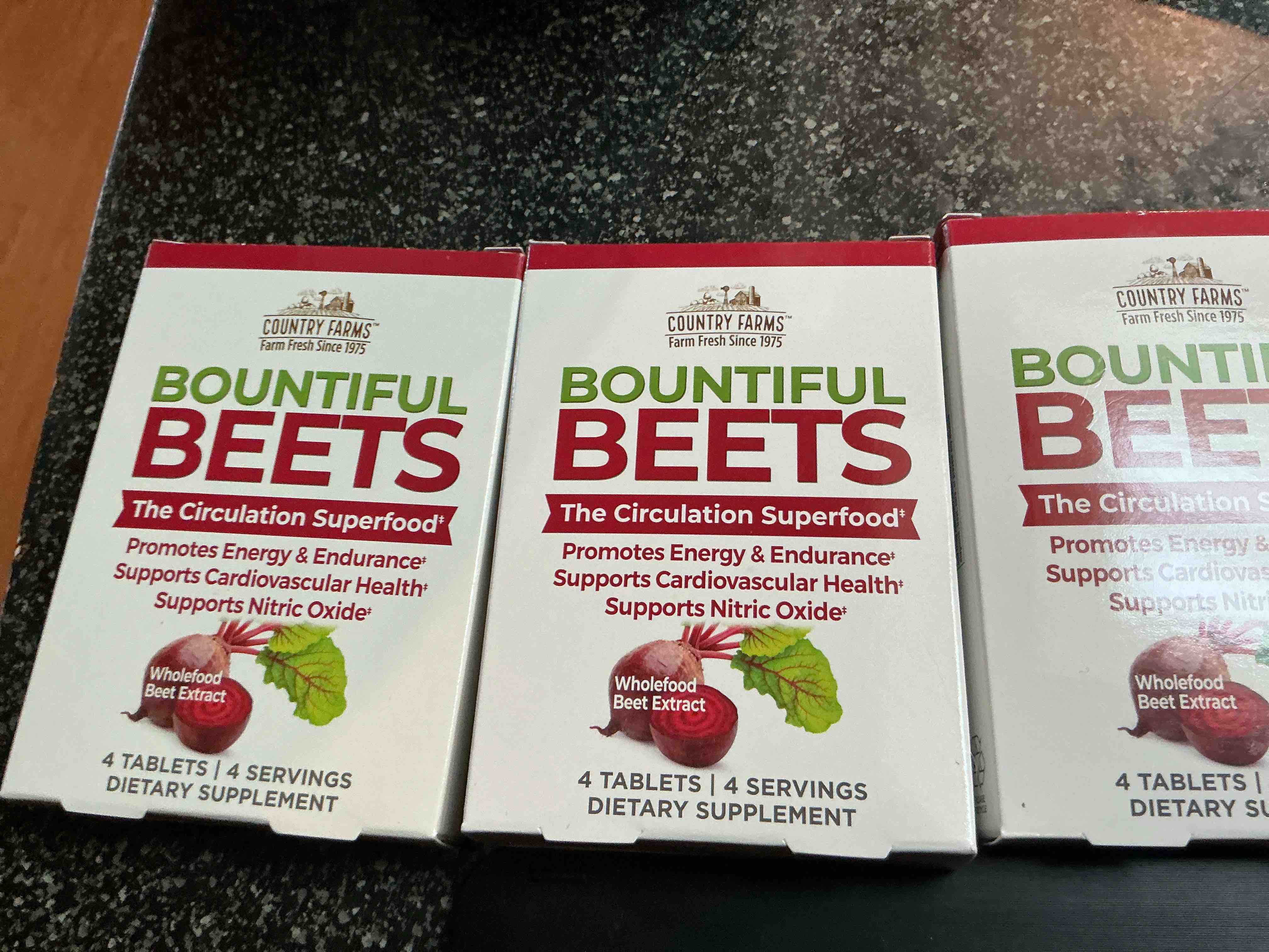 Country Farms Bountiful Beets The Circulation Superfood 4 Tablets 