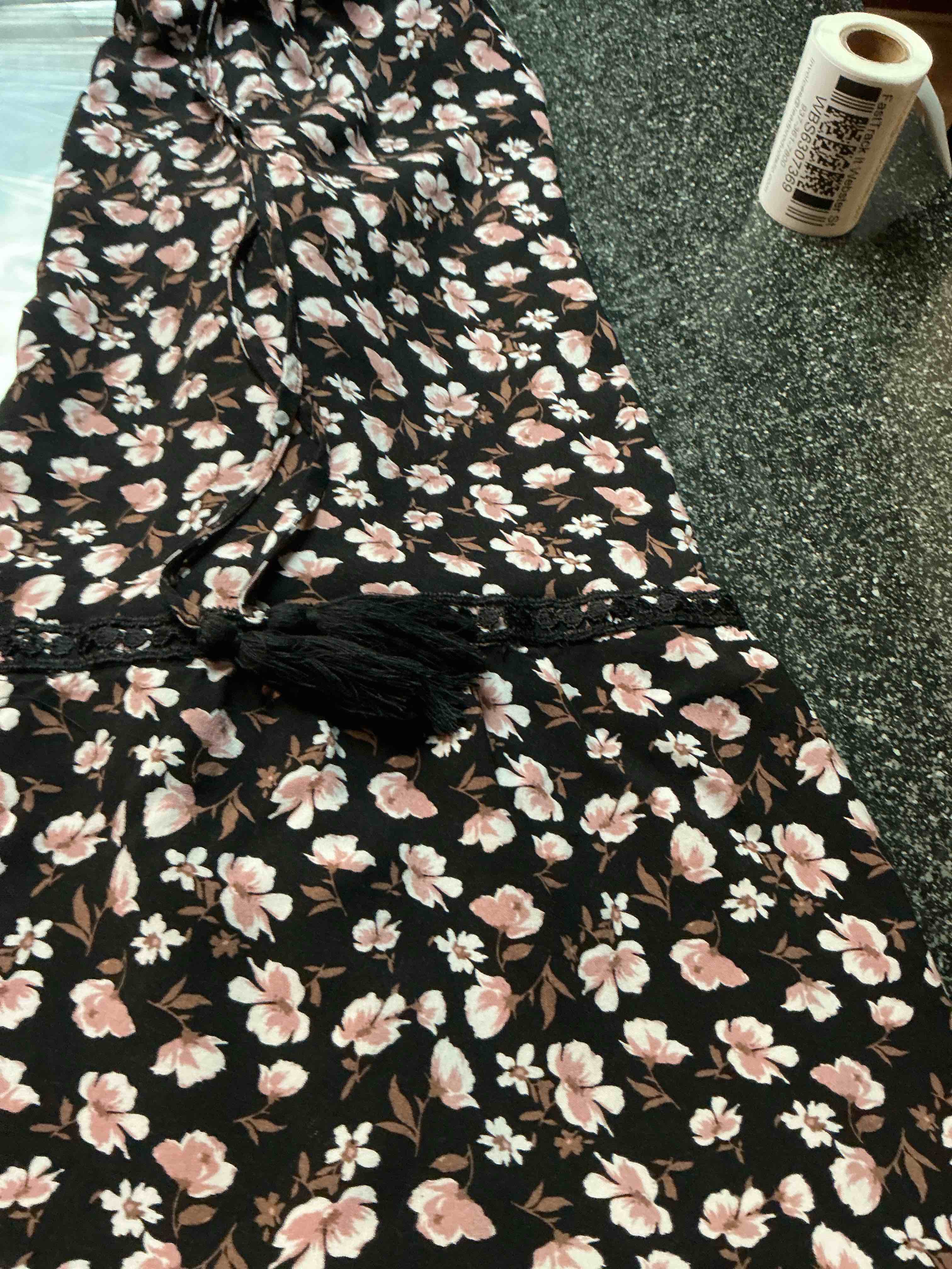 Indigo Rose Size L Flower Skirt 