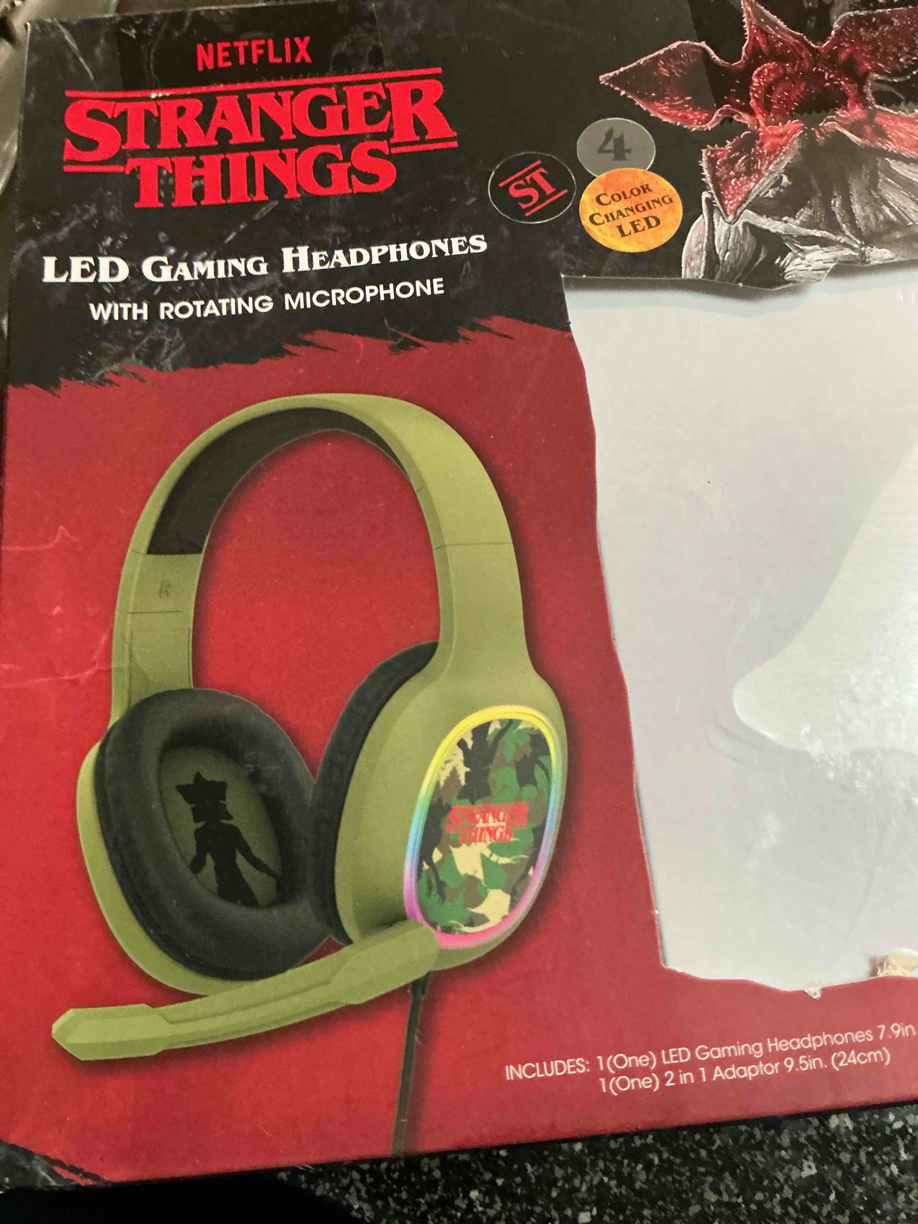 Netflix Strange Things LED Gaming Headphones 