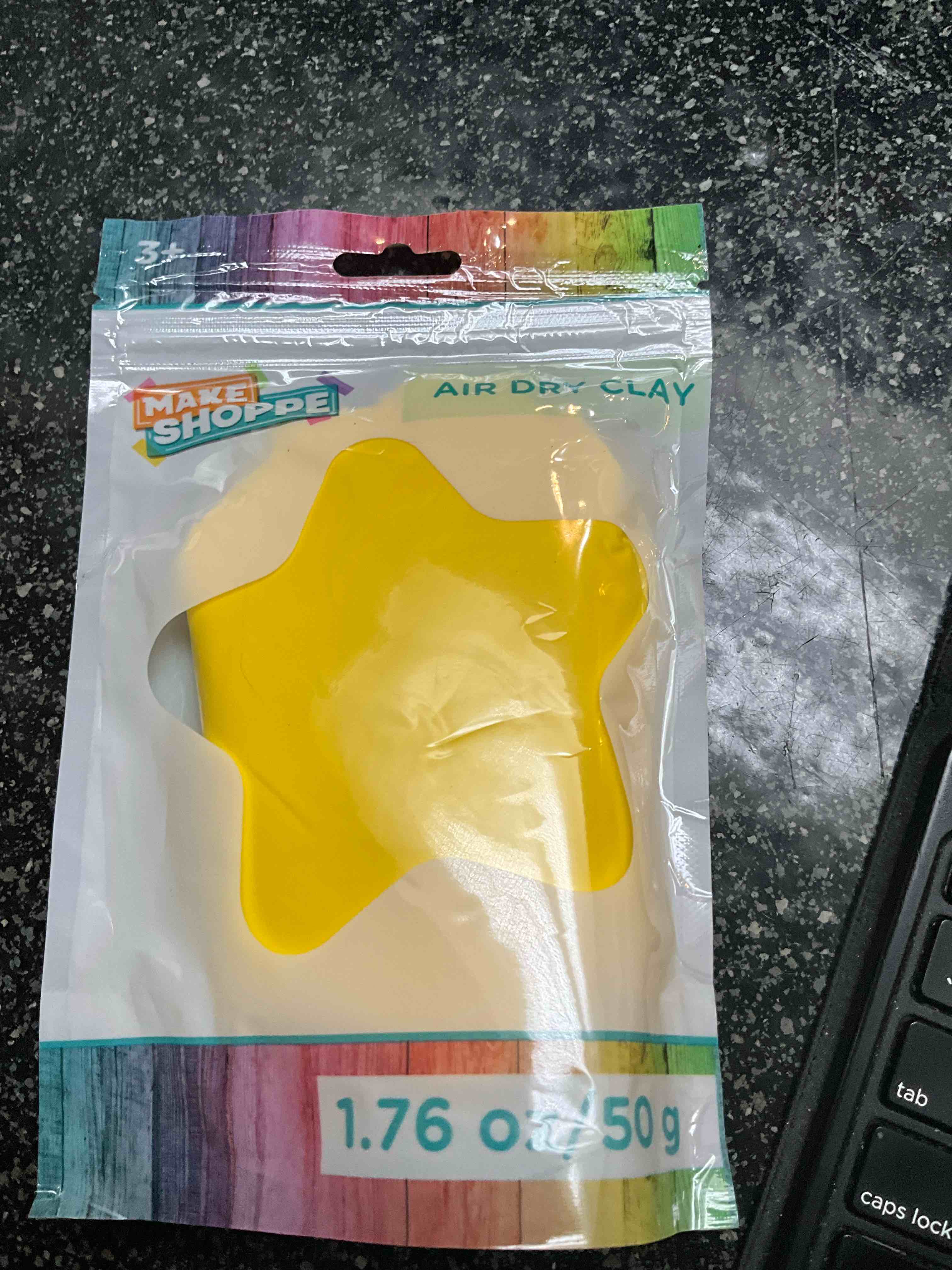 Make Shoppe - Yellow - Air Dry Clay - 1.76 oz 