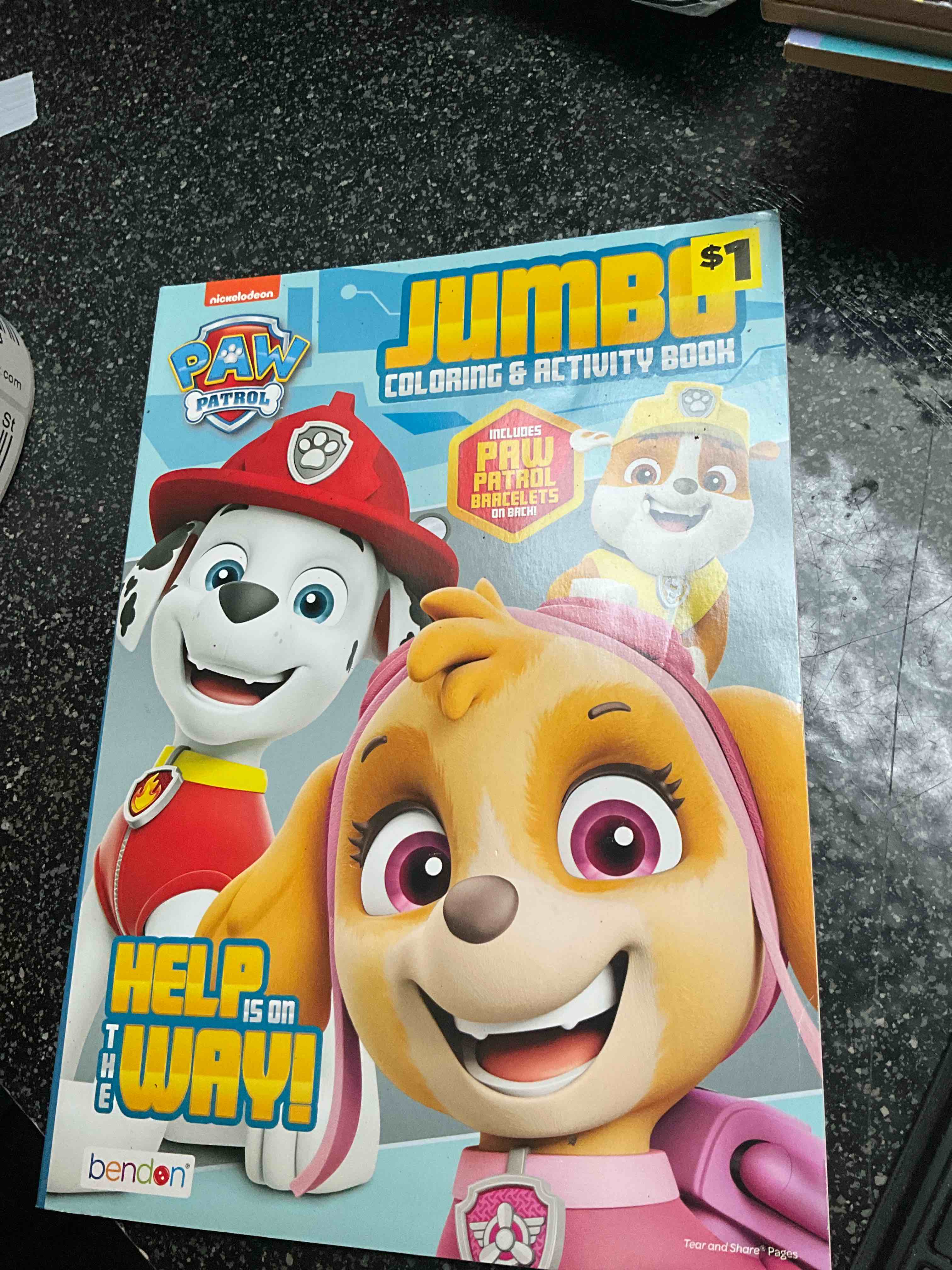 Nickelodeon - Paw Patrol - Jumbo coloring & activity book 
