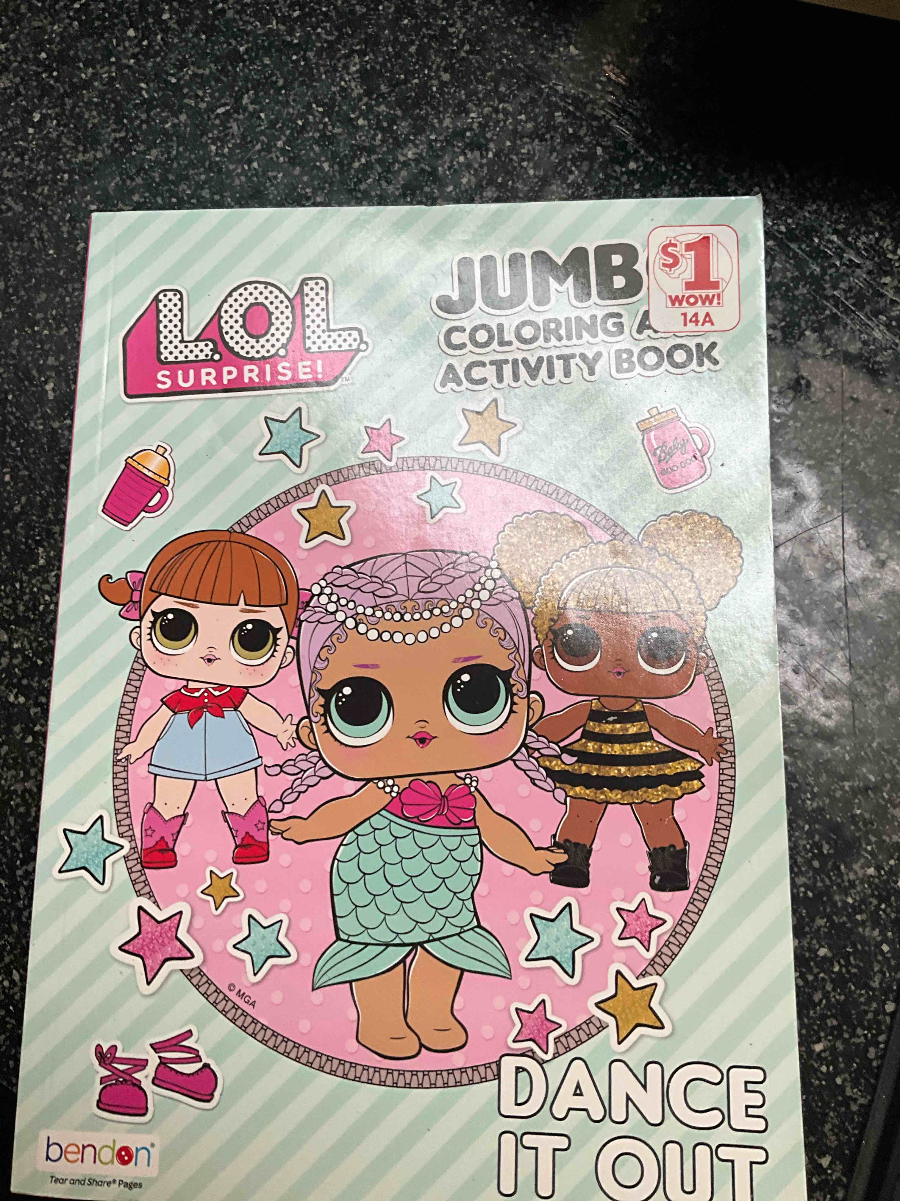L.O.L. Surprise - Jumbo Coloring and Activity Book - Dance it Out 