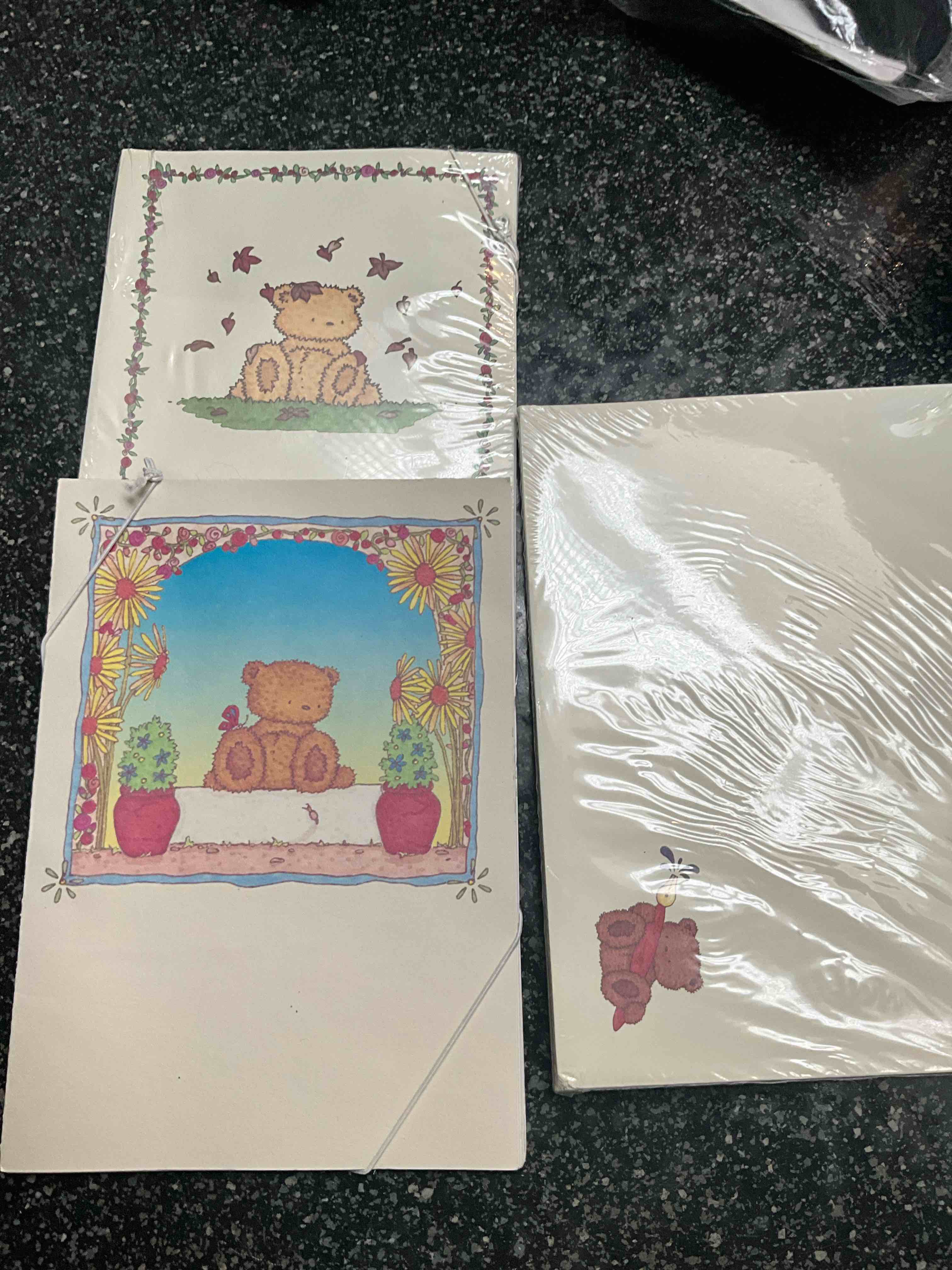 Blank Bear Cards with Envelopes - 16 