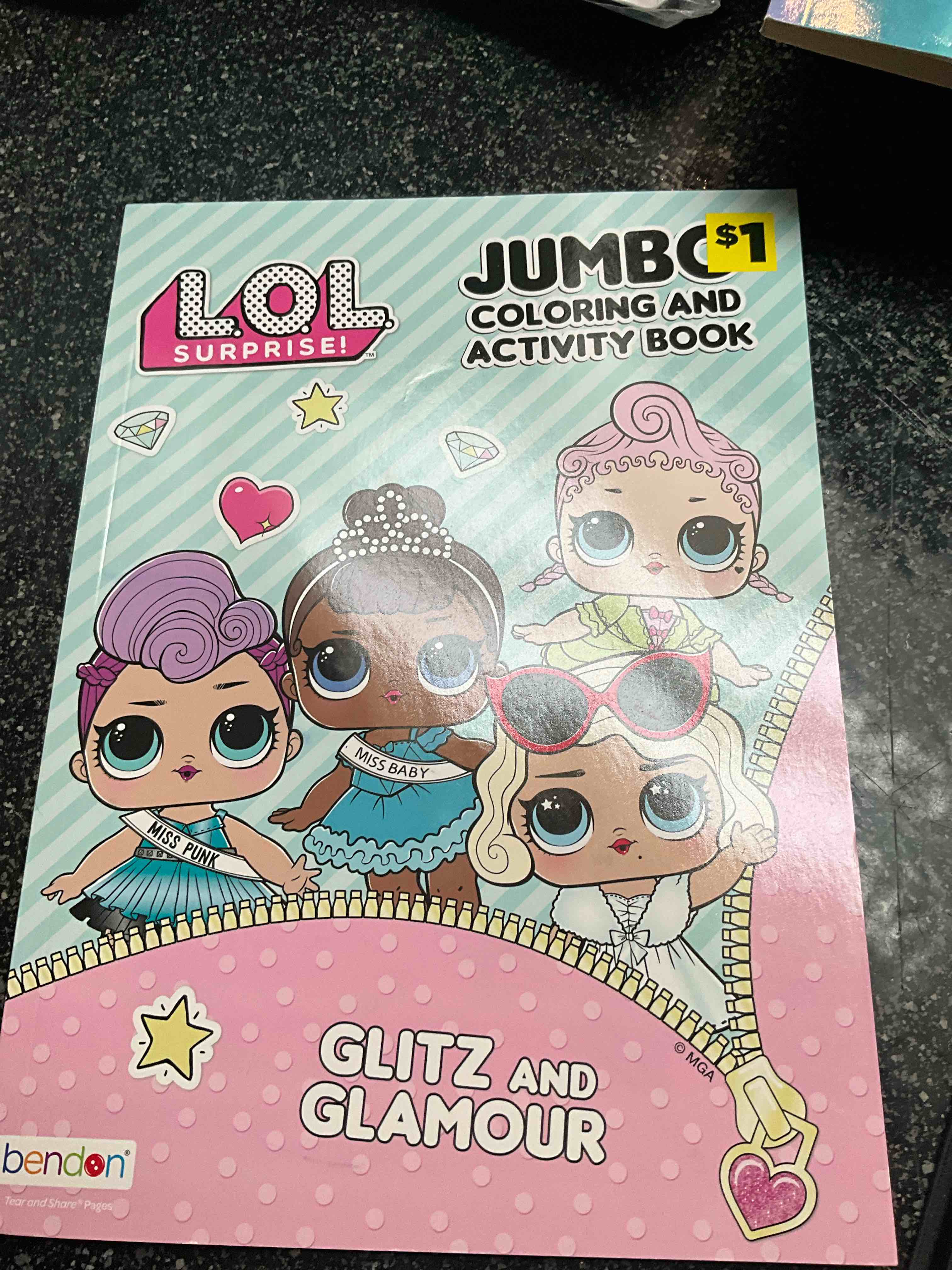 L.O.L  Surprise - Jumbo Coloring & Activity Book - Glitz & Glamour 