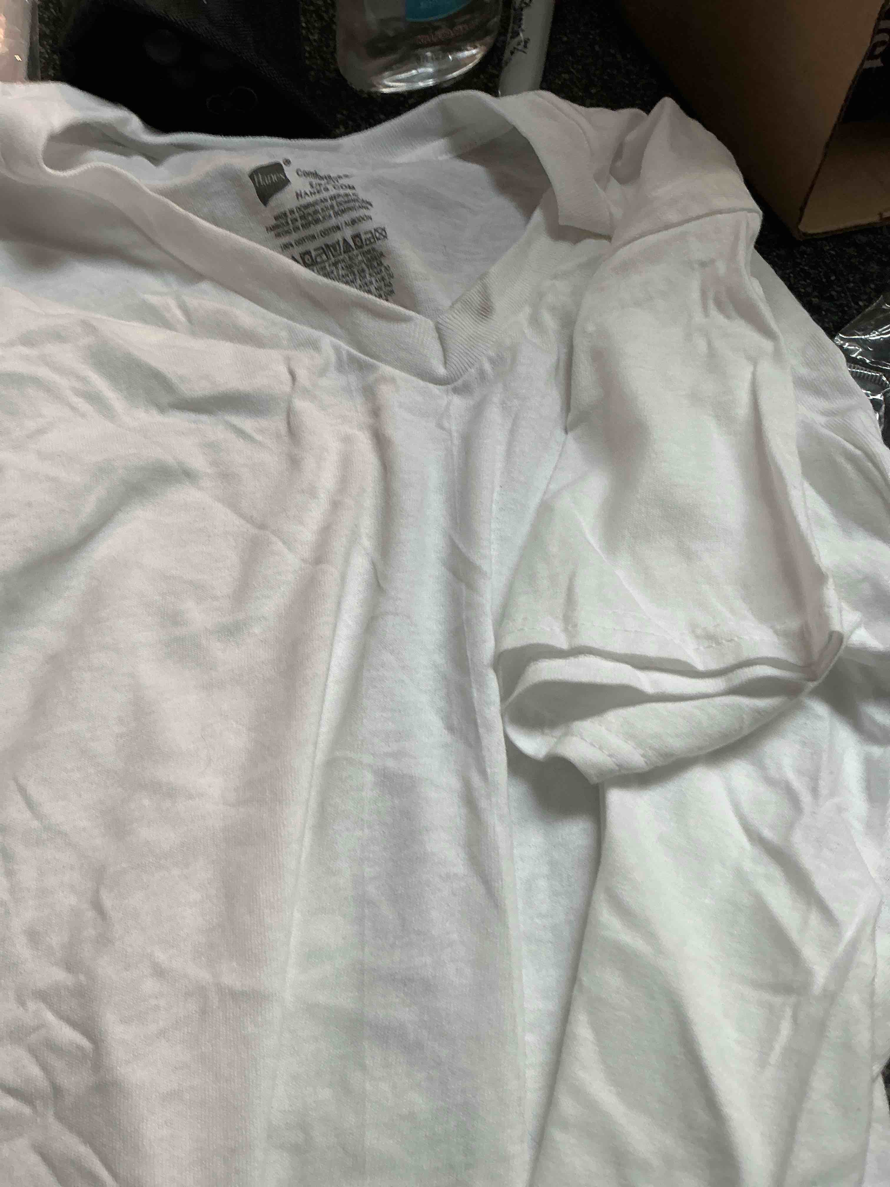 Hanes -  White T-Shirt Size S