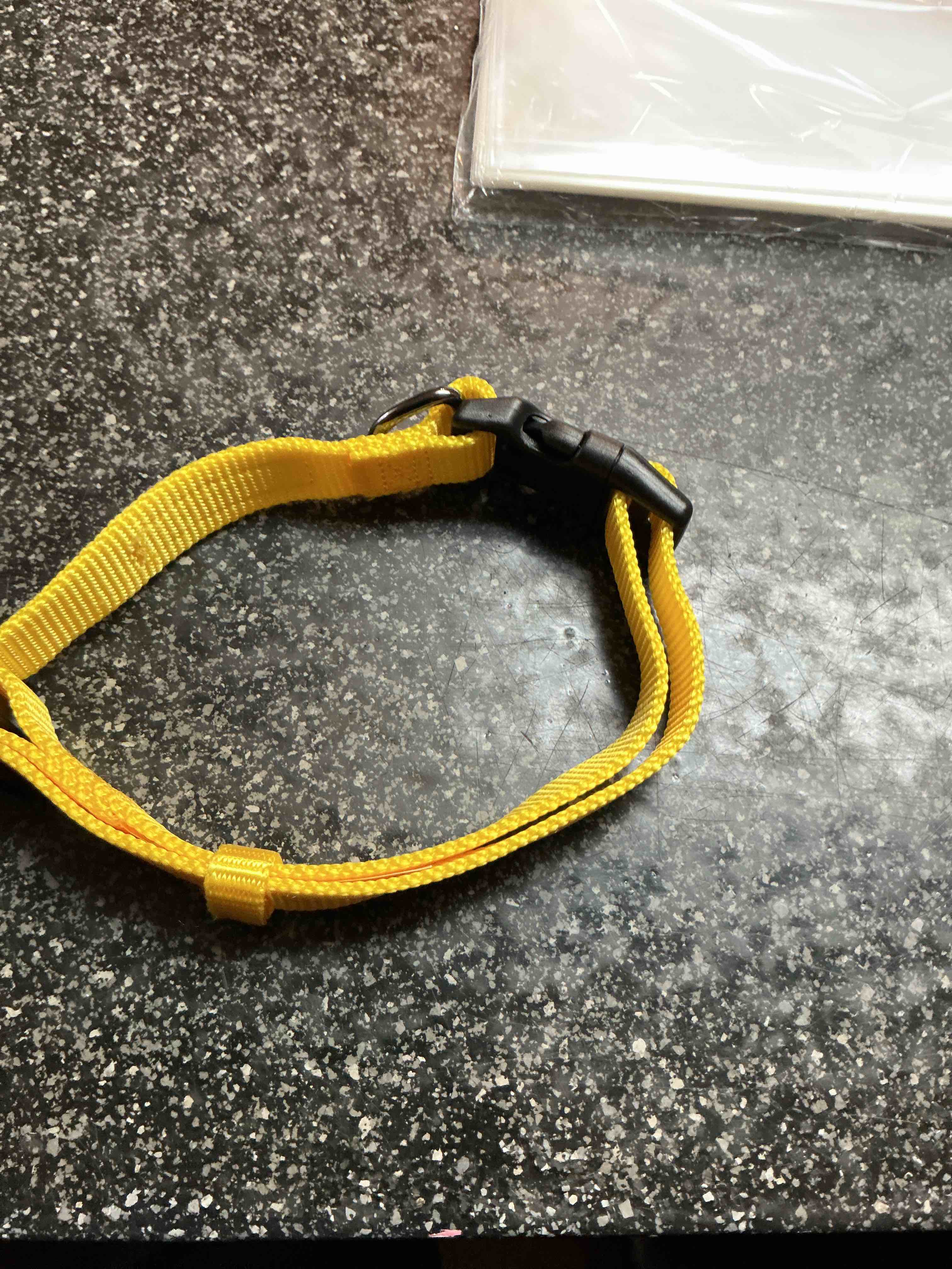 Top Paw Yellow Dog Collar  Size S/M 