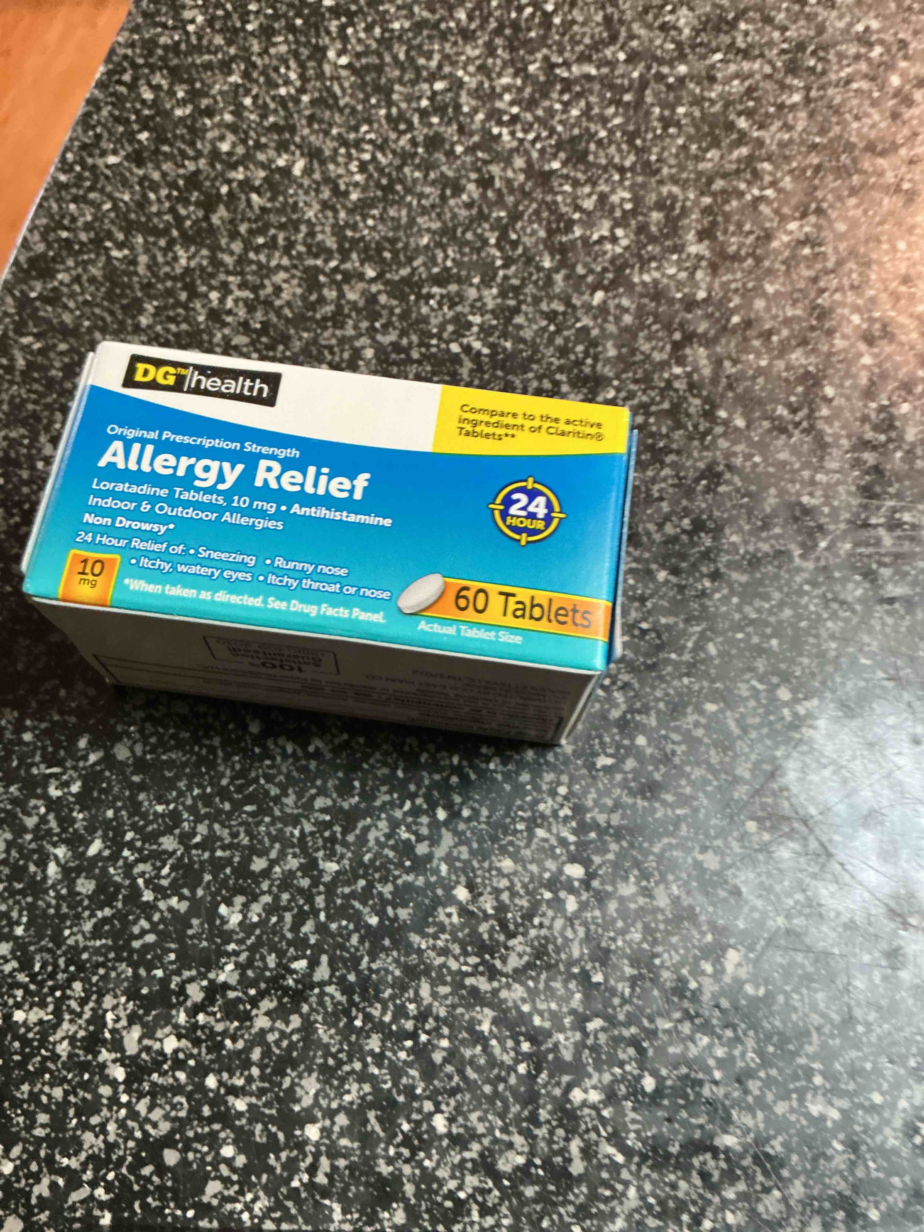 DG Allergy Relief 60 Tablets 