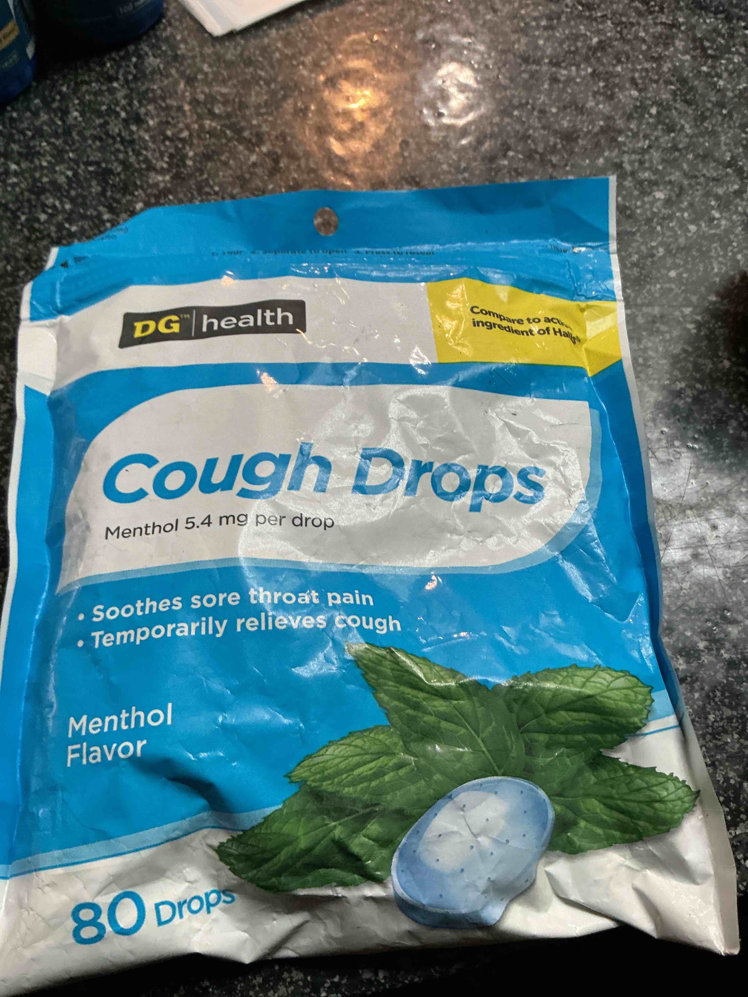 DG Cough Drops 80 Drops Menthol Flavors 