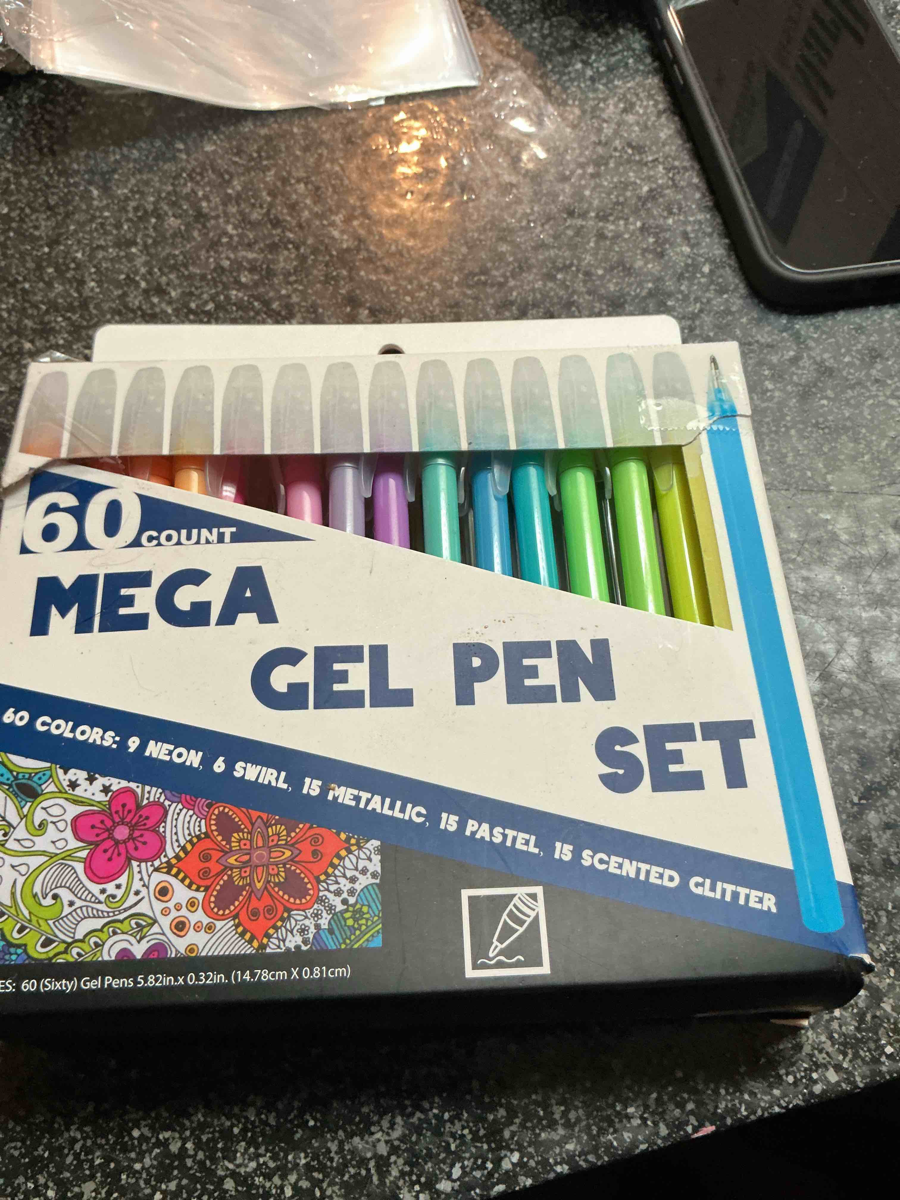 Mega Gel Pen Set 60 Ct. 