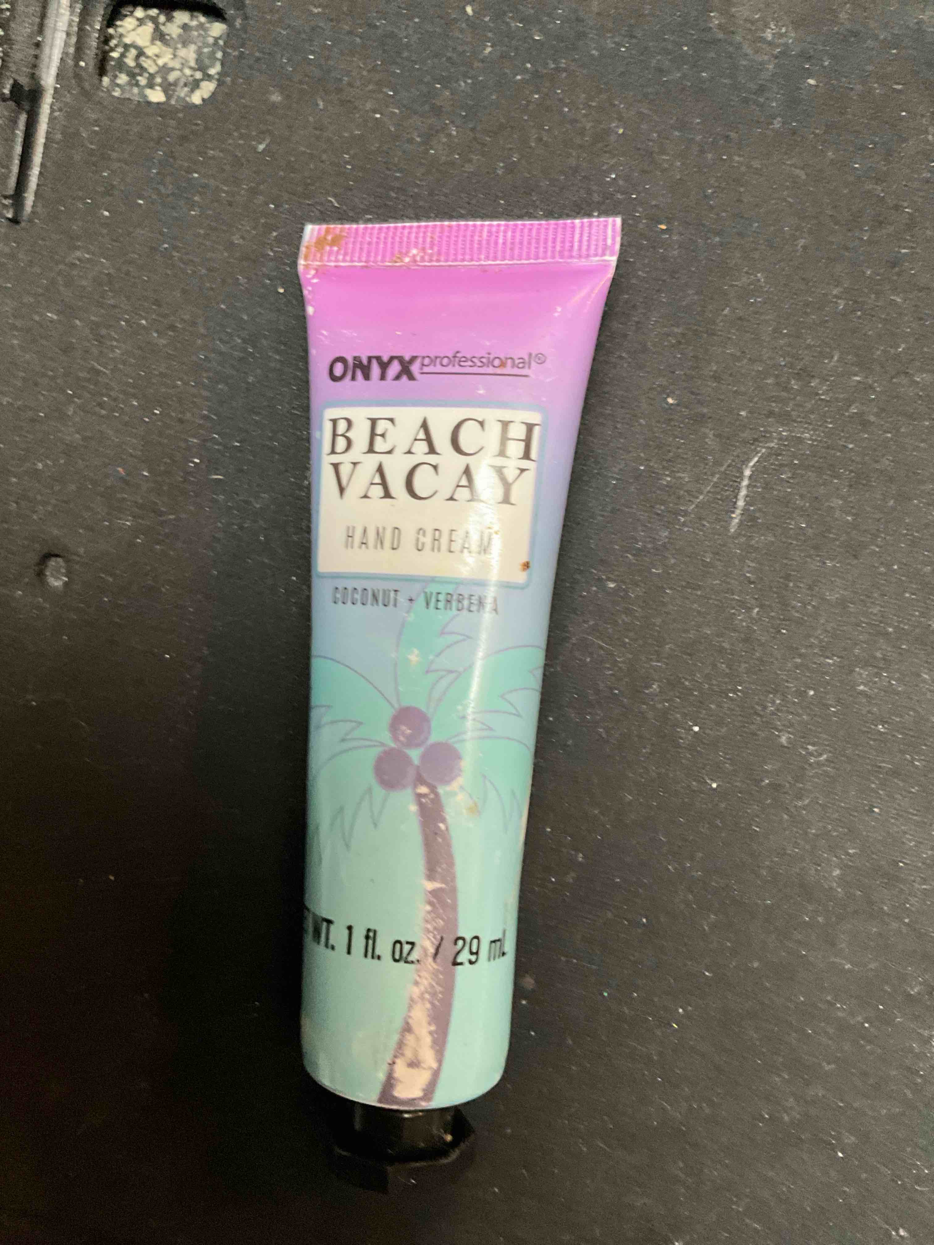 ONYX Professional - Beach Vacay - Hand Cream - Coconut Verbena - 1 oz 