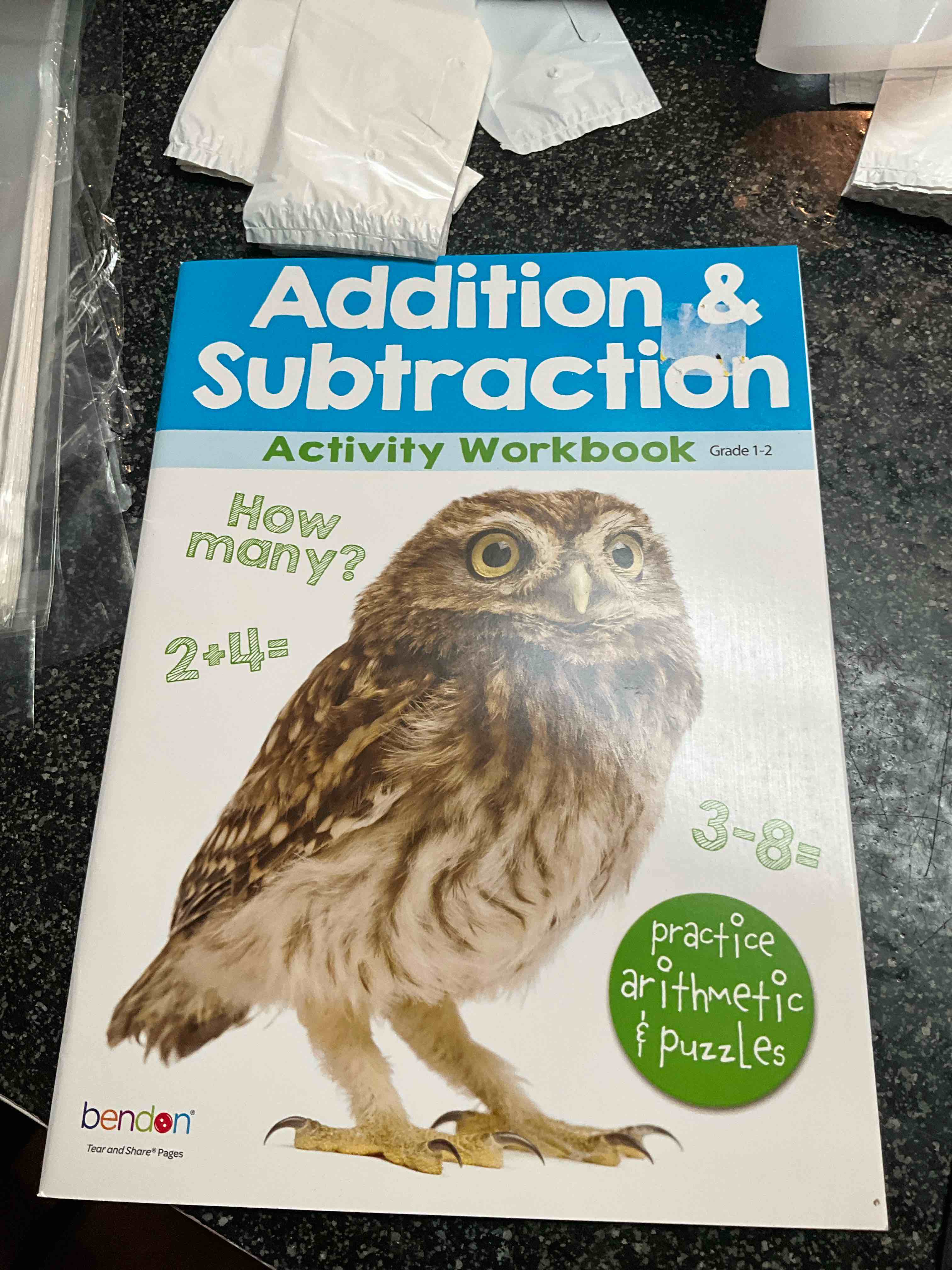 Bendon - Addition & Subtraction Activity Workbook - grade 1-2 