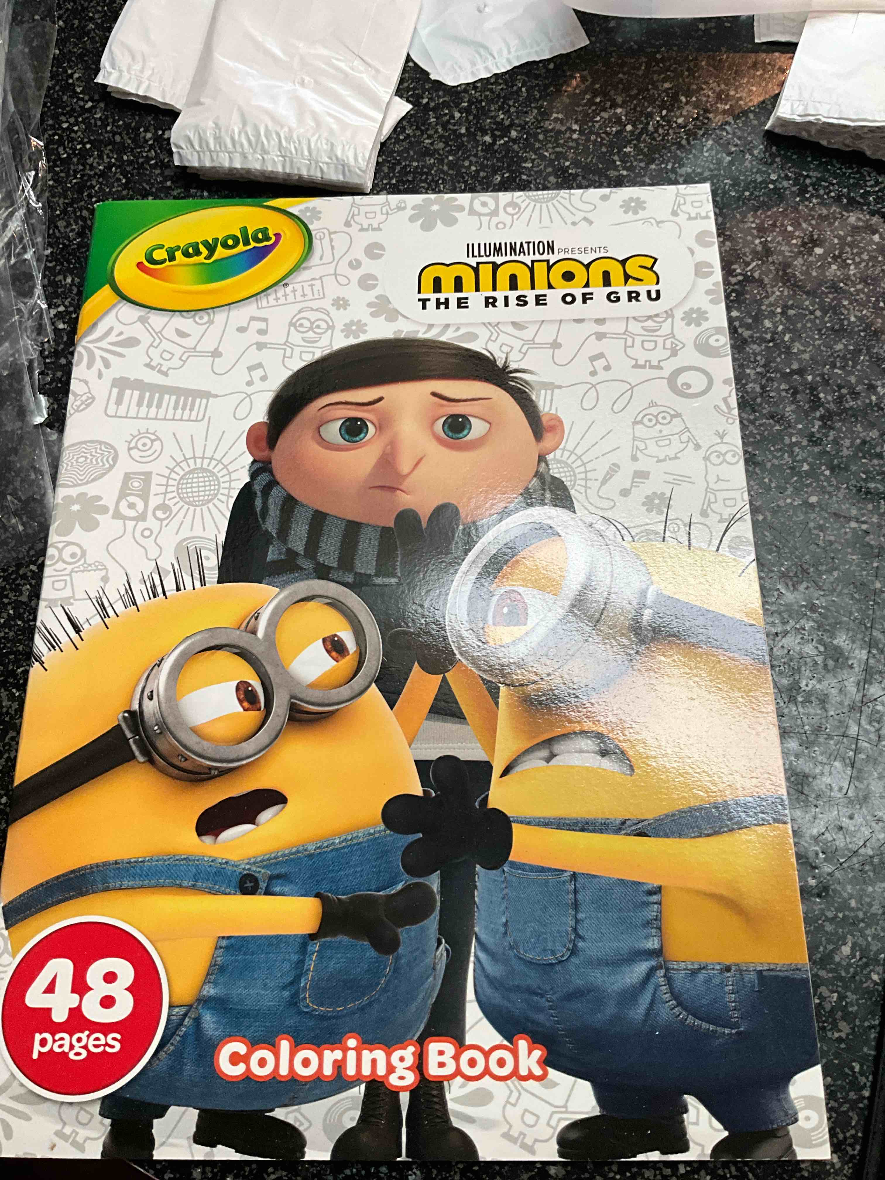 Crayola - Illumination presents Minions - The rise of GRU - 48 page - Coloring Book 