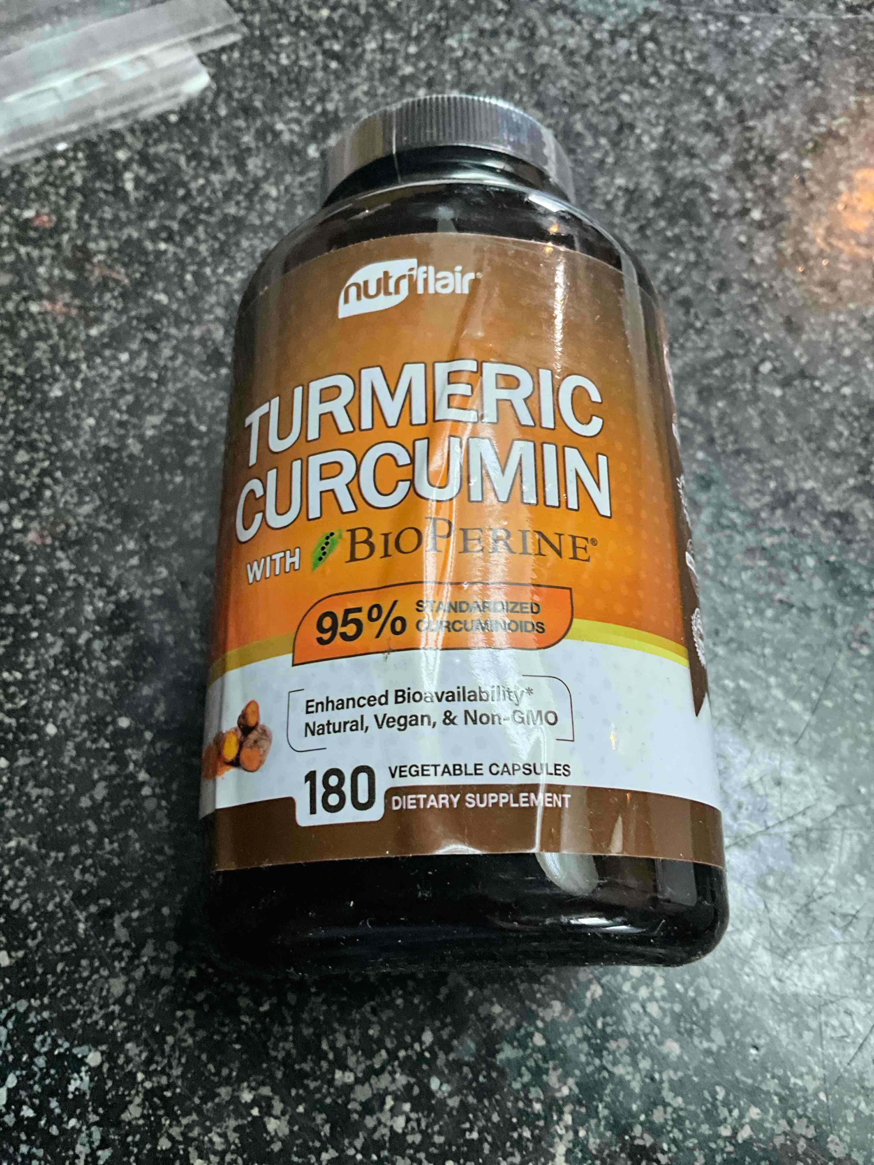 Nutriflair - Turmeric Curcumin with BioPerine - 180 Caps   