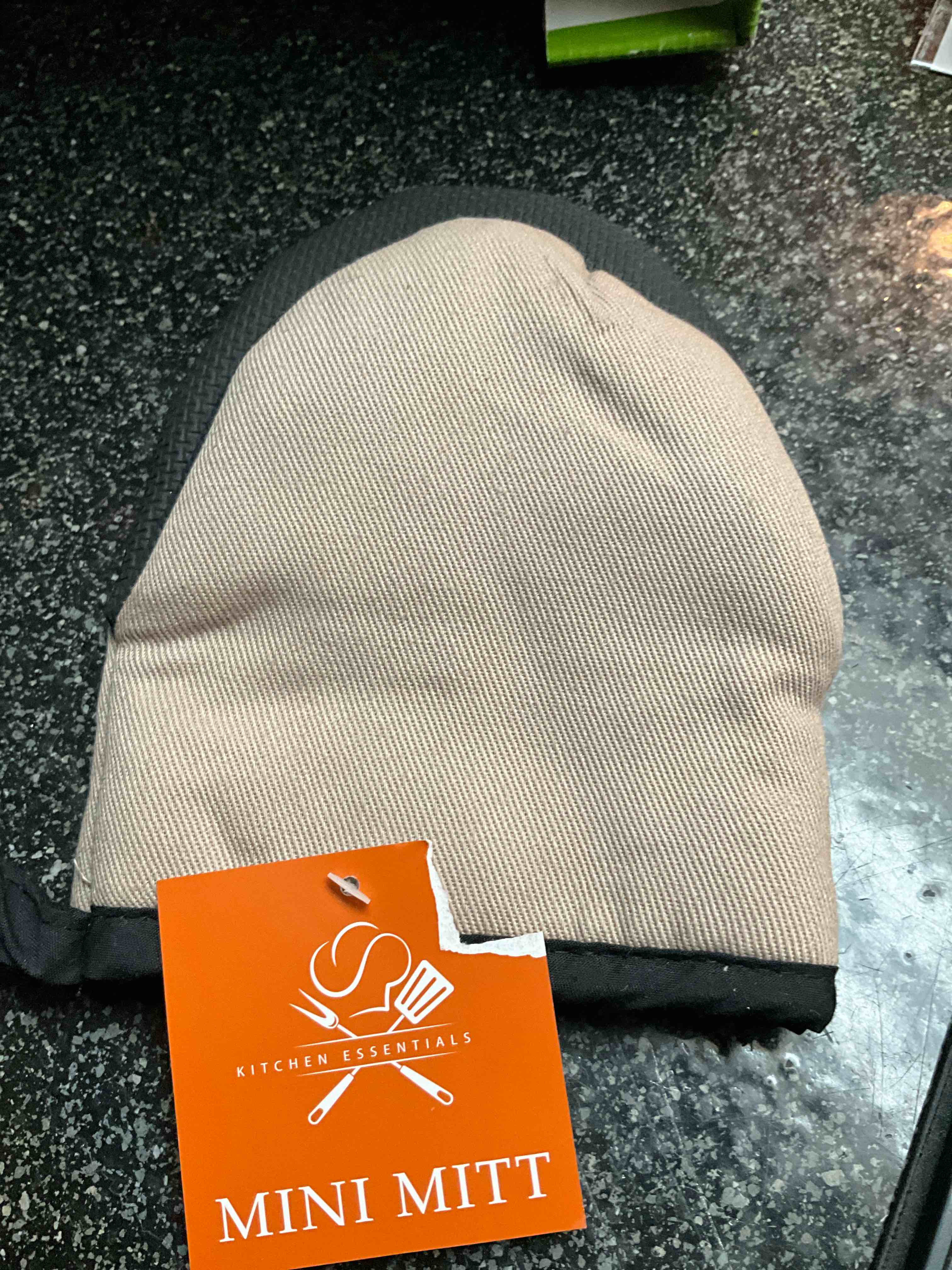 Kitchen Essentials - Mini Oven Mitt - Brown 