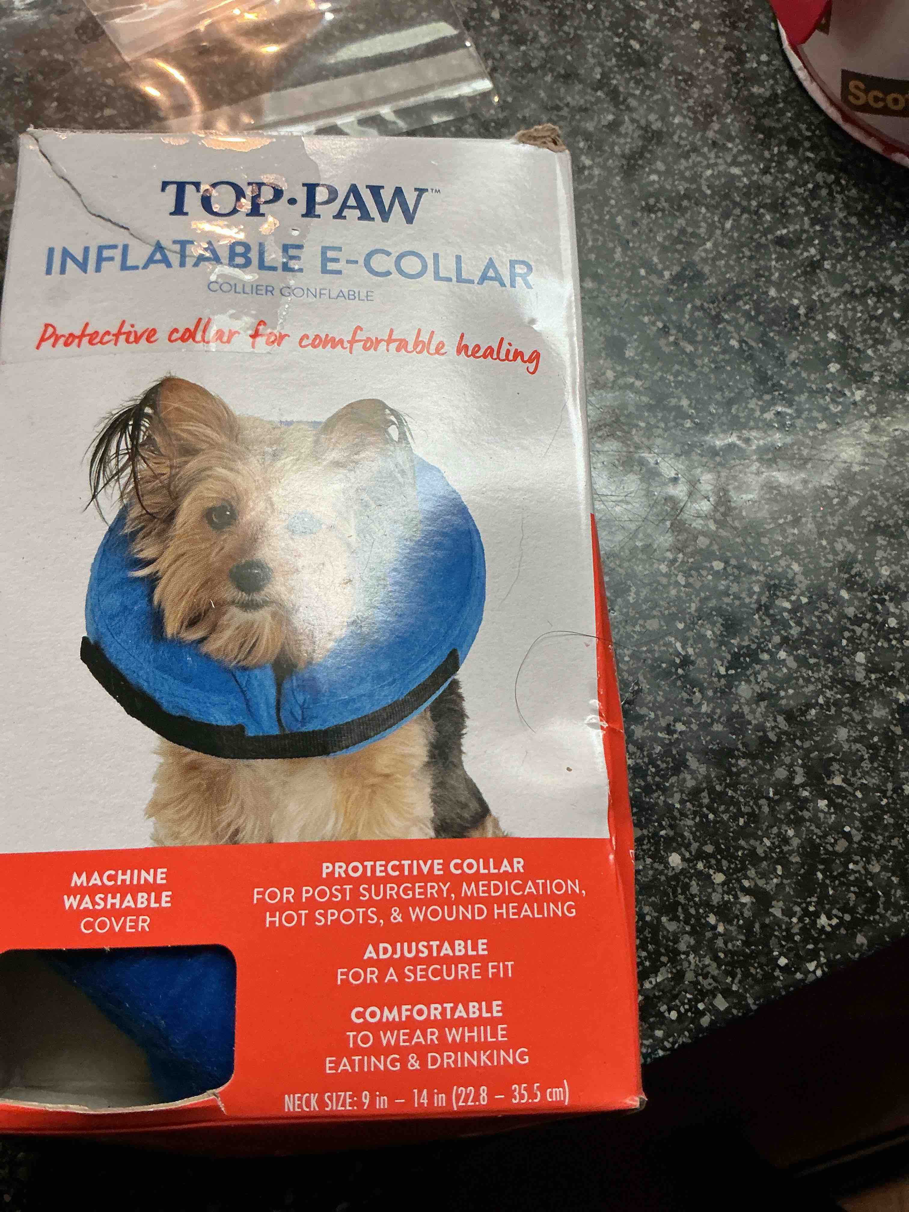 Top-Paw inflatable E - Collar 